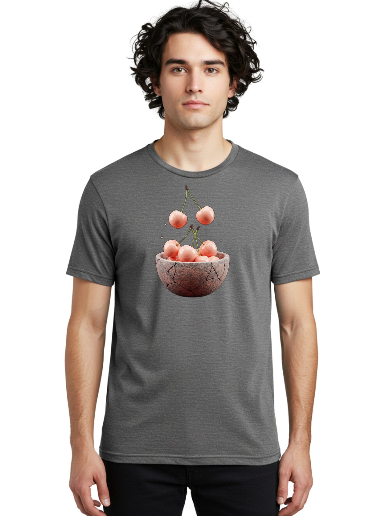 Cherries-In-Bowl-8 Men'S Graphic Tee, 100% Cotton, Comfortable Casual Summer Wear, Machine Washable, Vintage Camera, Old Camera, Antique Camera, Black Camera, Classic Photography, Photography Equipment, Nostalgic Device, Film Camera, Bai698 21