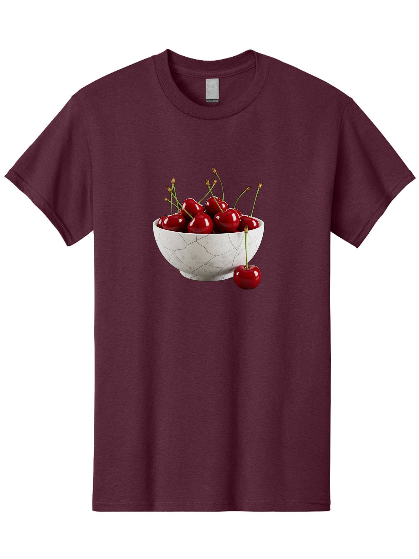 Cherries-In-Cracked-White-Bowl Men'S Graphic Tee, 100% Cotton, Comfortable Casual Summer Wear, Machine Washable, Vintage Camera, Old Camera, Antique Camera, Black Camera, Classic Photography, Photography Equipment, Nostalgic Device, Bai704 11