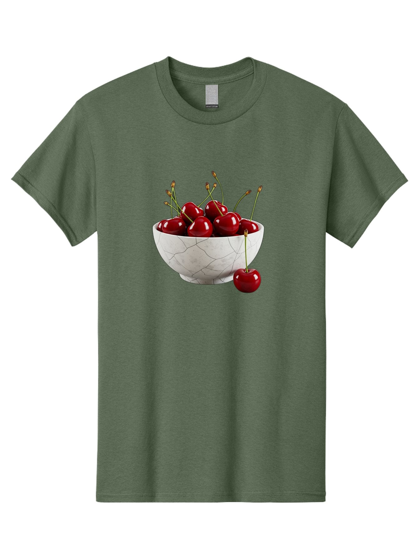 Cherries-In-Cracked-White-Bowl Men'S Graphic Tee, 100% Cotton, Comfortable Casual Summer Wear, Machine Washable, Vintage Camera, Old Camera, Antique Camera, Black Camera, Classic Photography, Photography Equipment, Nostalgic Device, Bai704 7