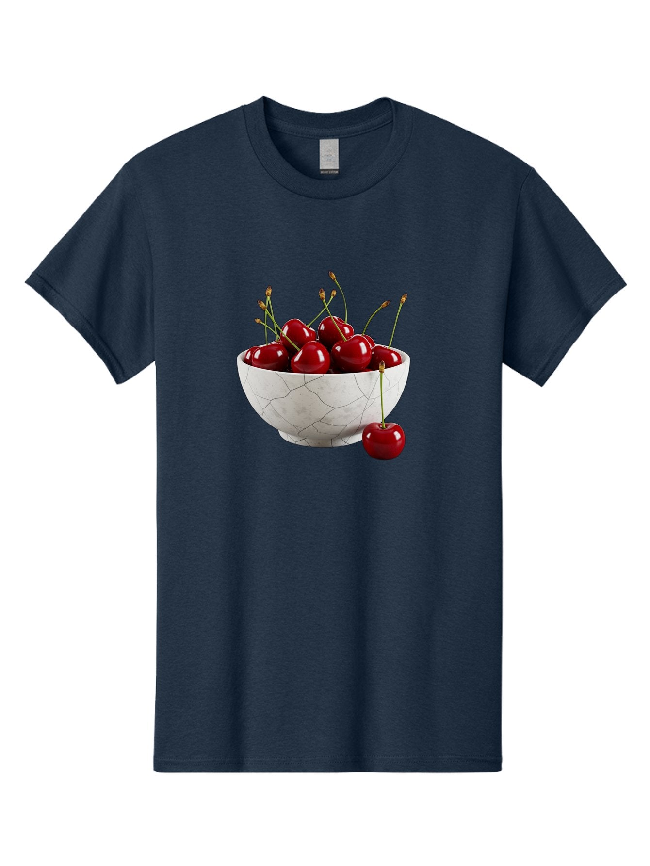 Cherries-In-Cracked-White-Bowl Men'S Graphic Tee, 100% Cotton, Comfortable Casual Summer Wear, Machine Washable, Vintage Camera, Old Camera, Antique Camera, Black Camera, Classic Photography, Photography Equipment, Nostalgic Device, Bai704 10