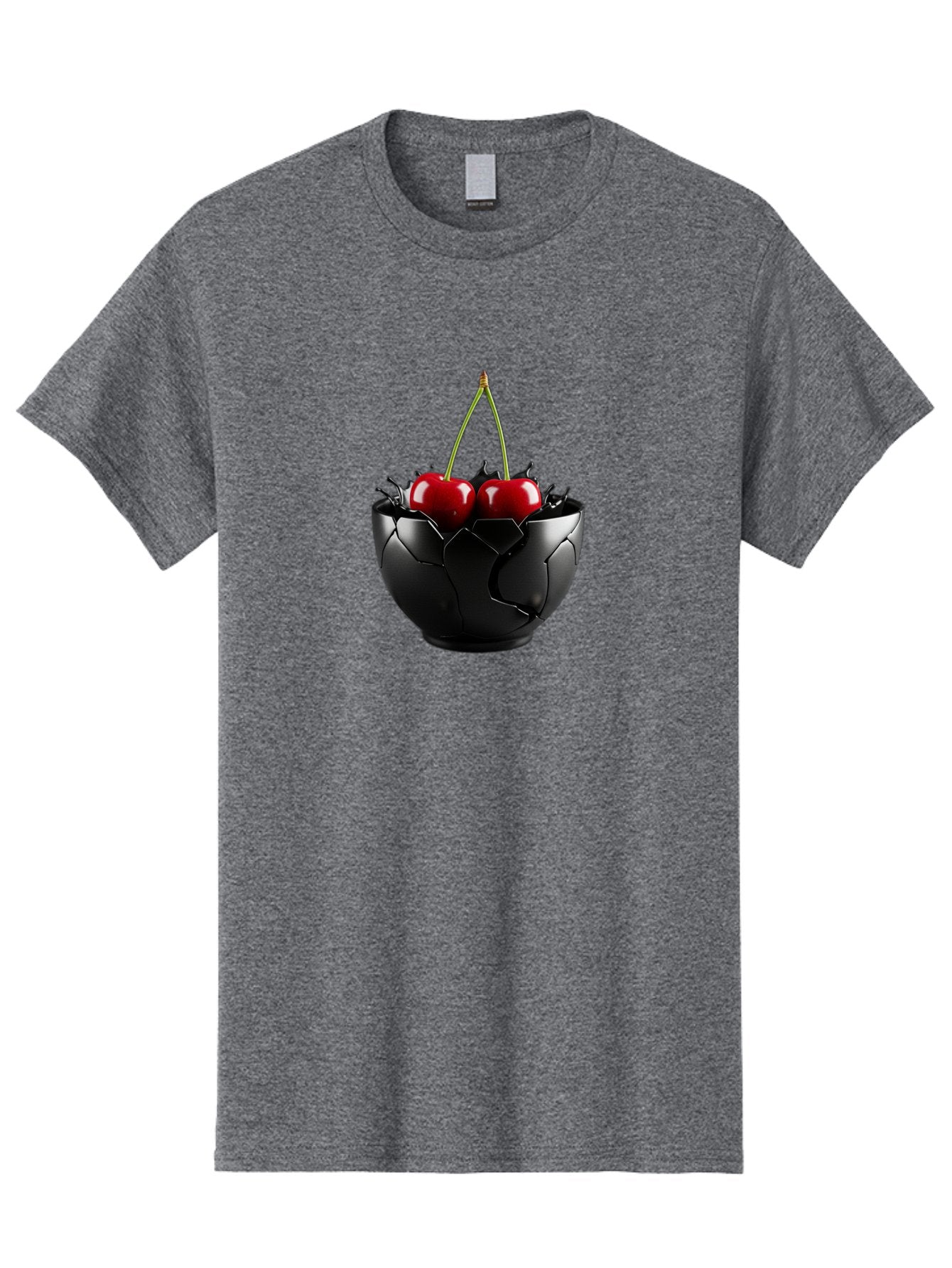Cherries-In-Eggshell-Bowl Men'S Graphic Tee, 100% Cotton, Comfortable Casual Summer Wear, Machine Washable, Vintage Camera, Old Camera, Antique Camera, Black Camera, Classic Photography, Photography Equipment, Nostalgic Device, Film Camera, Bai705 15
