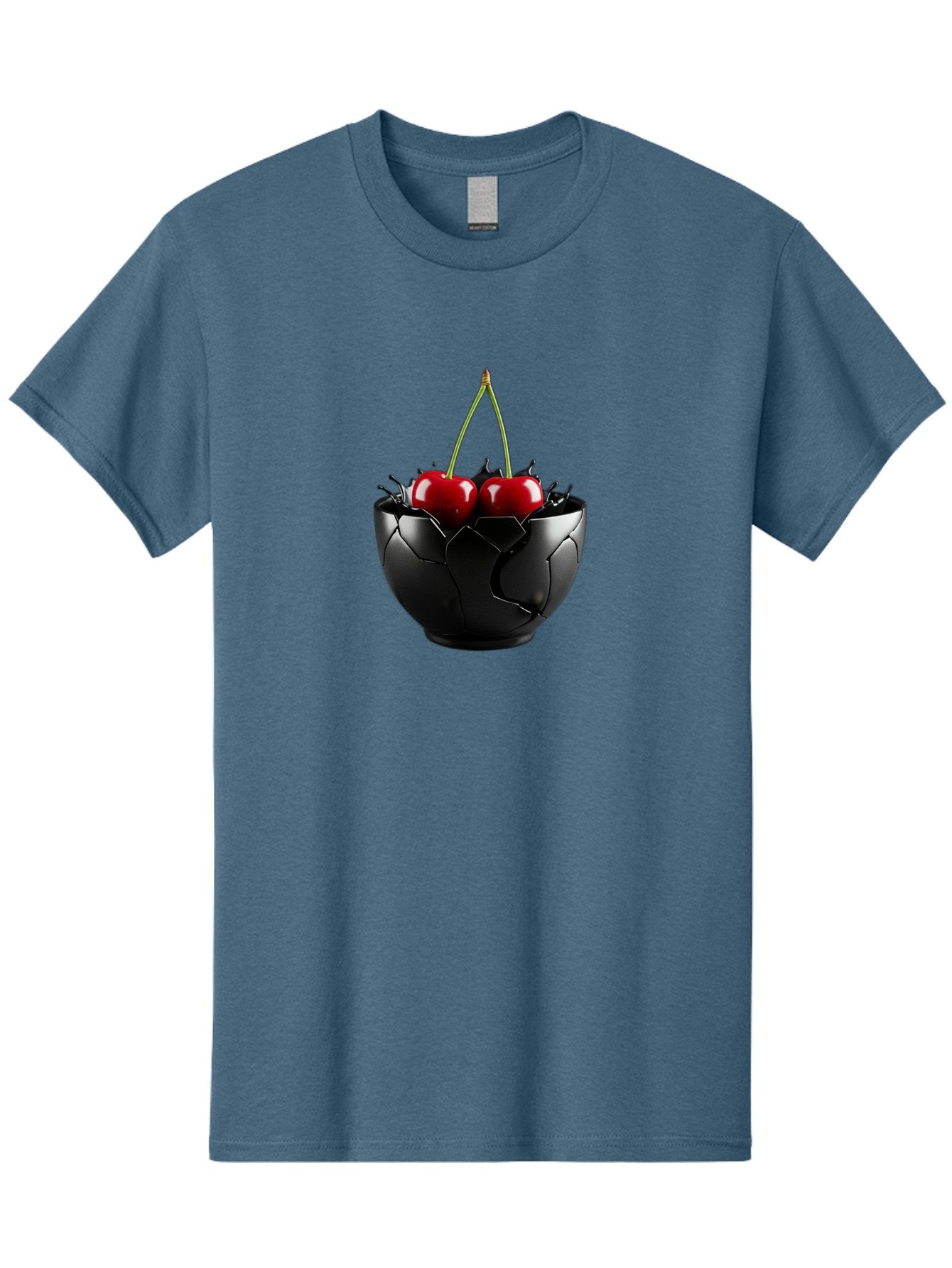Cherries-In-Eggshell-Bowl Men'S Graphic Tee, 100% Cotton, Comfortable Casual Summer Wear, Machine Washable, Vintage Camera, Old Camera, Antique Camera, Black Camera, Classic Photography, Photography Equipment, Nostalgic Device, Film Camera, Bai705 10