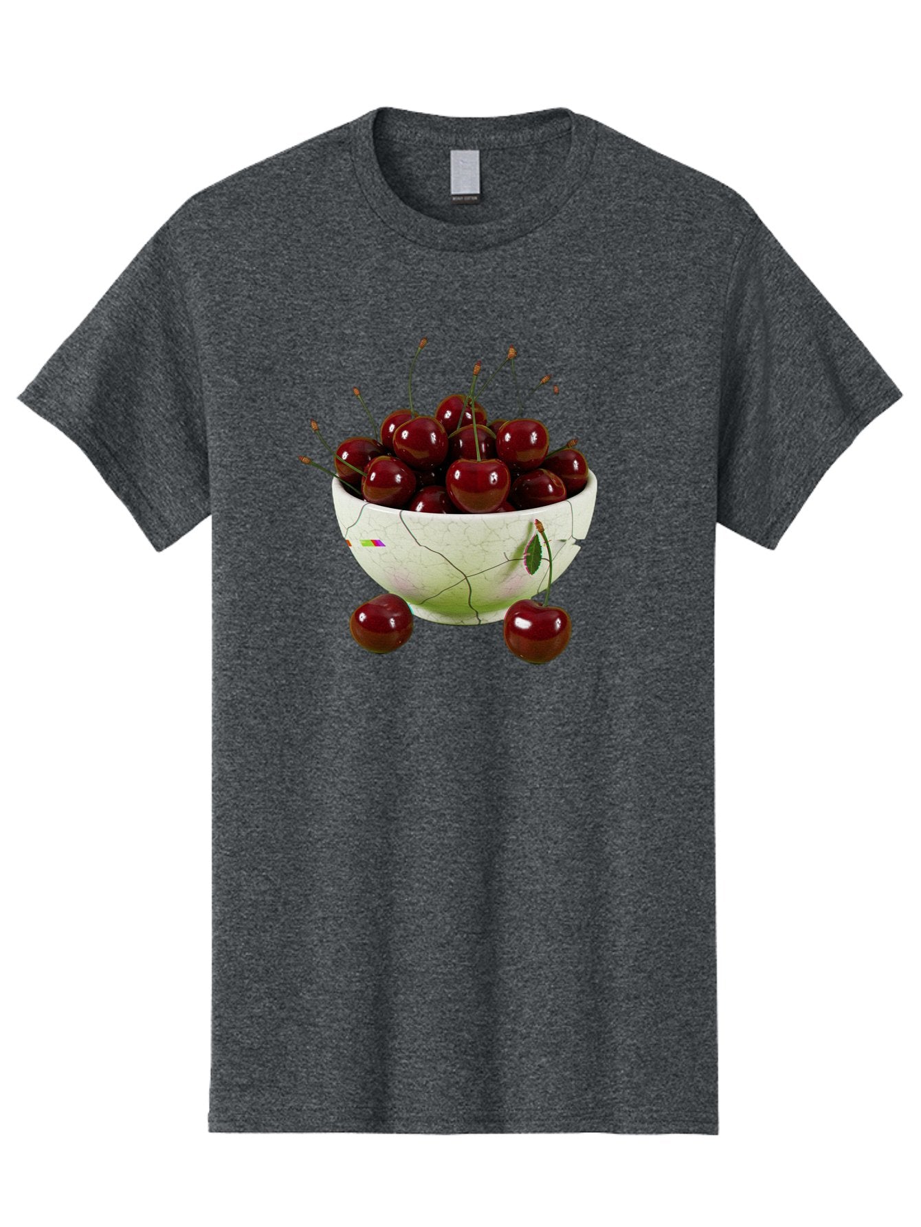Cherries-In-Kintsugi-Bowl-1 Men'S Graphic Tee, 100% Cotton, Comfortable Casual Summer Wear, Machine Washable, Vintage Camera, Old Camera, Antique Camera, Black Camera, Classic Photography, Photography Equipment, Nostalgic Device, Film Camera, Bai707 6