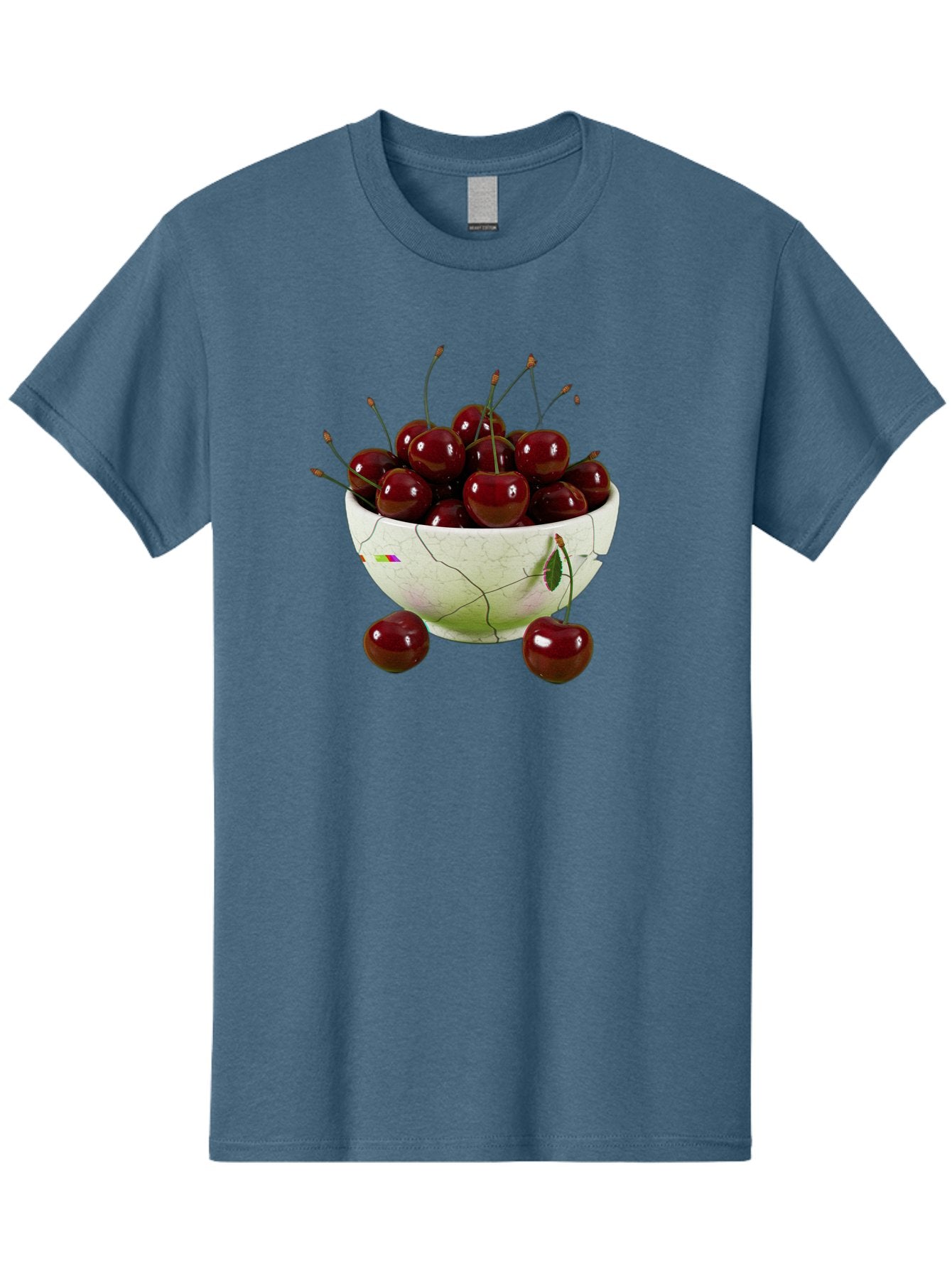 Cherries-In-Kintsugi-Bowl-1 Men'S Graphic Tee, 100% Cotton, Comfortable Casual Summer Wear, Machine Washable, Vintage Camera, Old Camera, Antique Camera, Black Camera, Classic Photography, Photography Equipment, Nostalgic Device, Film Camera, Bai707 10