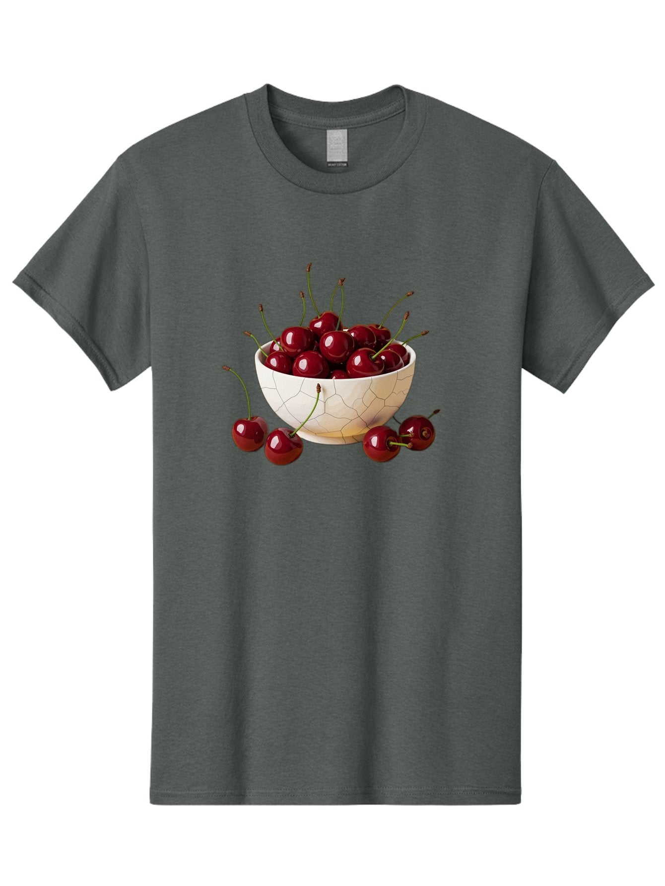 Cherries-In-Kintsugi-Bowl-2 Men'S Graphic Tee, 100% Cotton, Comfortable Casual Summer Wear, Machine Washable, Vintage Camera, Old Camera, Antique Camera, Black Camera, Classic Photography, Photography Equipment, Nostalgic Device, Film Camera, Bai708 11