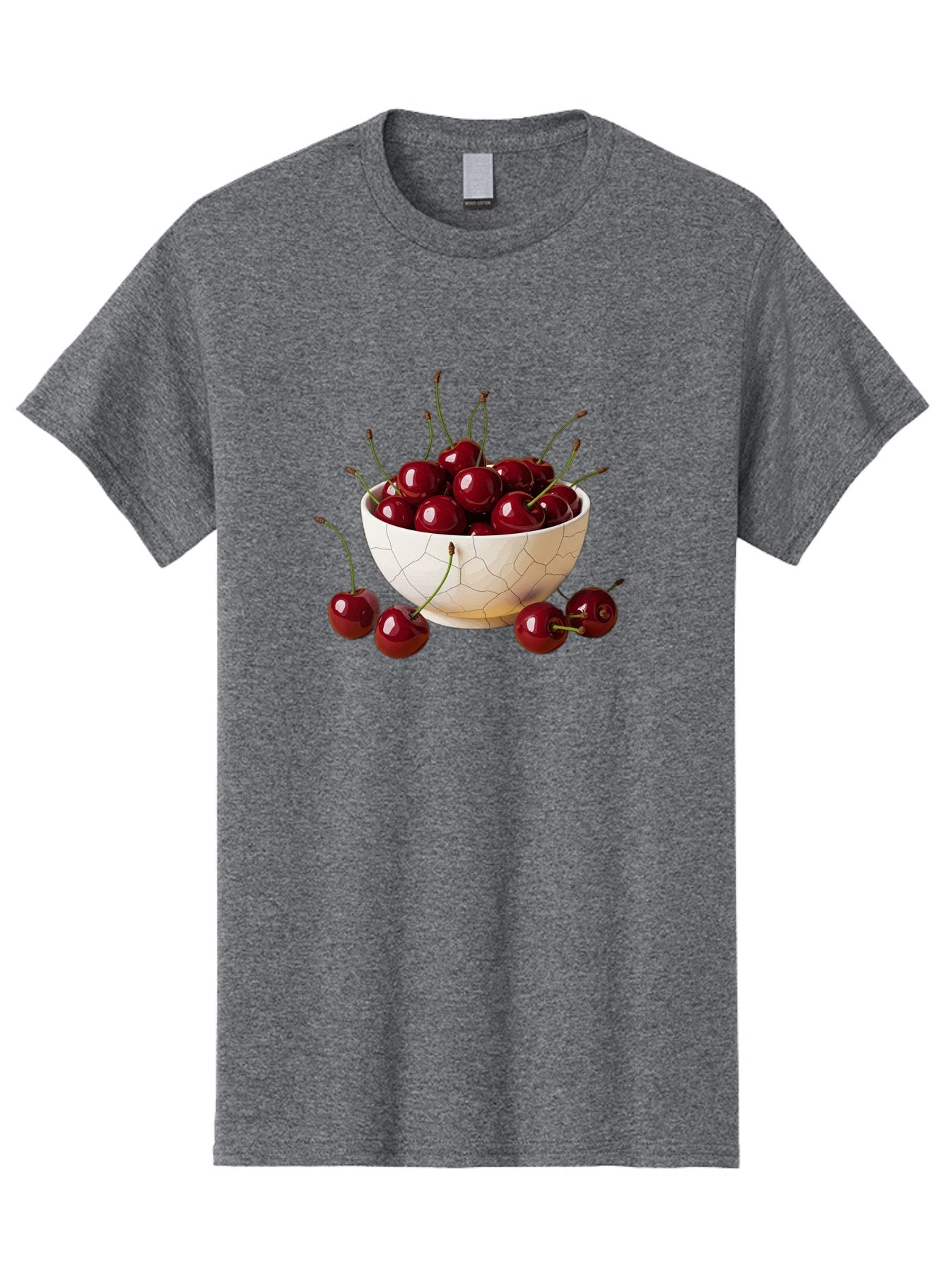 Cherries-In-Kintsugi-Bowl-2 Men'S Graphic Tee, 100% Cotton, Comfortable Casual Summer Wear, Machine Washable, Vintage Camera, Old Camera, Antique Camera, Black Camera, Classic Photography, Photography Equipment, Nostalgic Device, Film Camera, Bai708 9