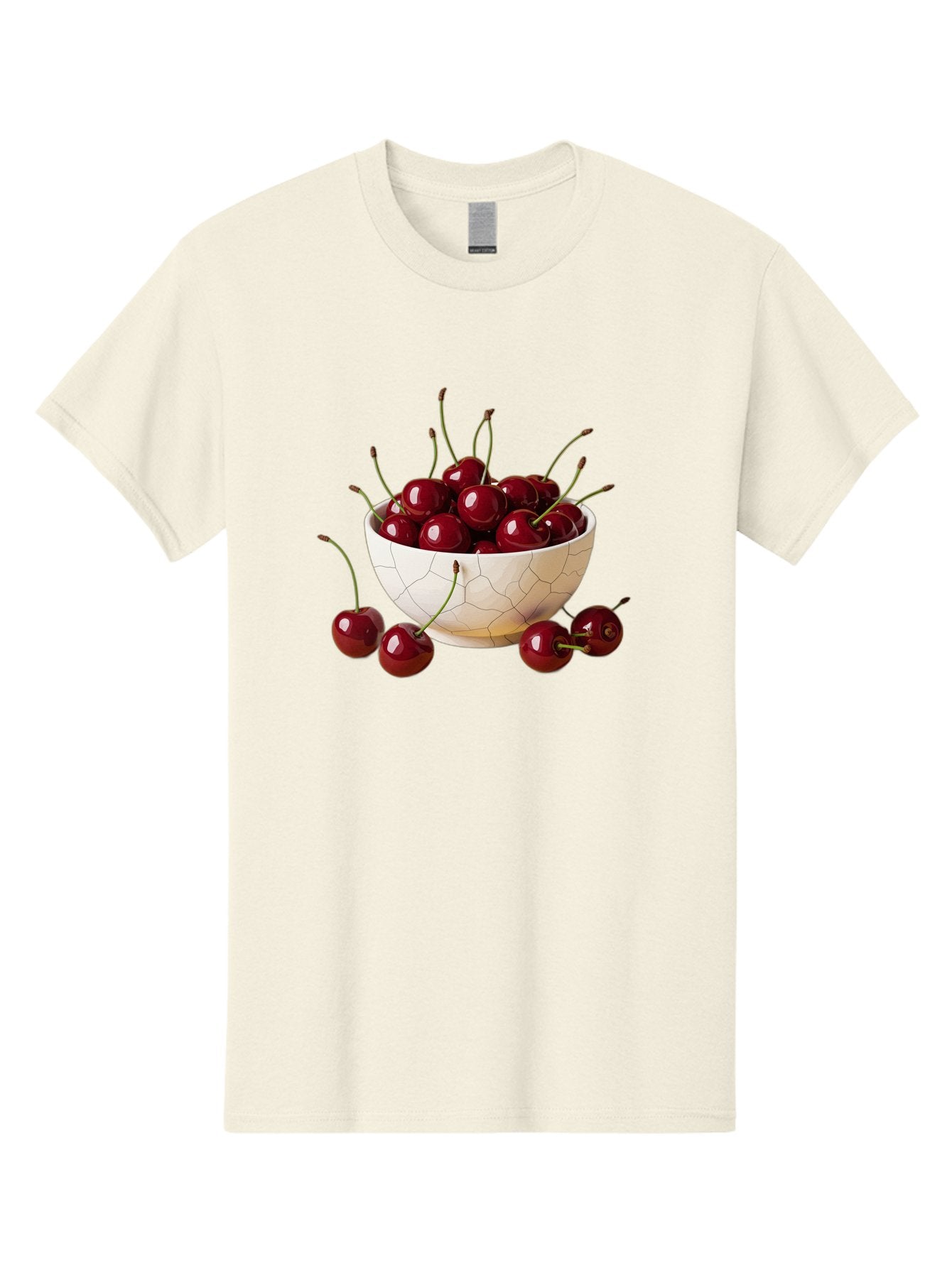 Cherries-In-Kintsugi-Bowl-2 Men'S Graphic Tee, 100% Cotton, Comfortable Casual Summer Wear, Machine Washable, Vintage Camera, Old Camera, Antique Camera, Black Camera, Classic Photography, Photography Equipment, Nostalgic Device, Film Camera, Bai708 15