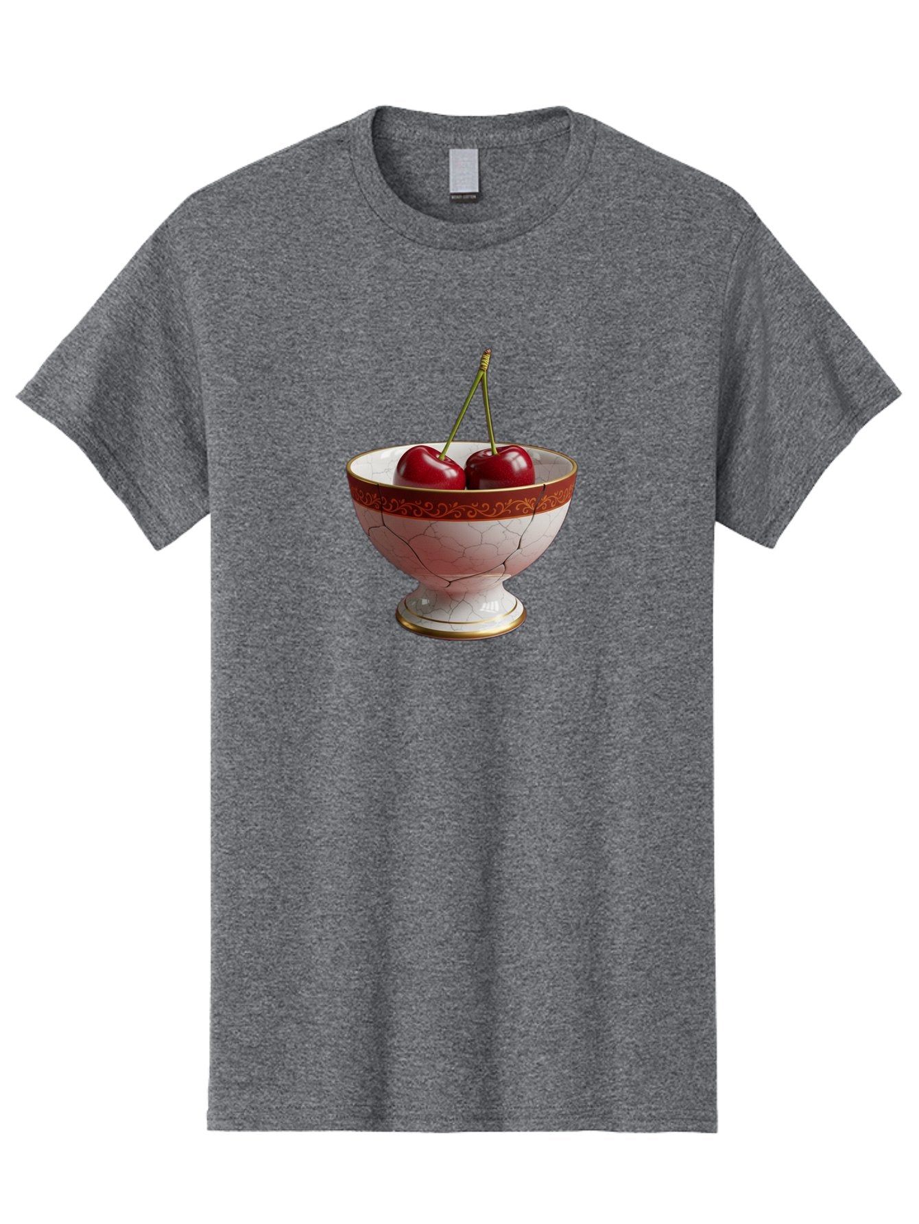 Cherries-In-Kintsugi-Bowl Men'S Graphic Tee, 100% Cotton, Comfortable Casual Summer Wear, Machine Washable, Vintage Camera, Old Camera, Antique Camera, Black Camera, Classic Photography, Photography Equipment, Nostalgic Device, Film Camera, Bai709 13