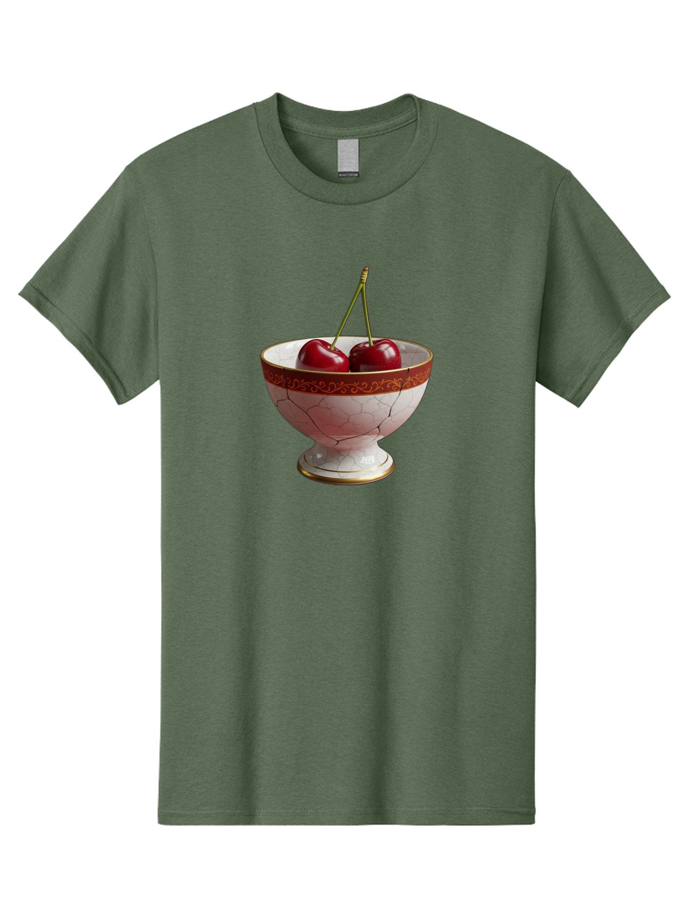 Cherries-In-Kintsugi-Bowl Men'S Graphic Tee, 100% Cotton, Comfortable Casual Summer Wear, Machine Washable, Vintage Camera, Old Camera, Antique Camera, Black Camera, Classic Photography, Photography Equipment, Nostalgic Device, Film Camera, Bai709 10