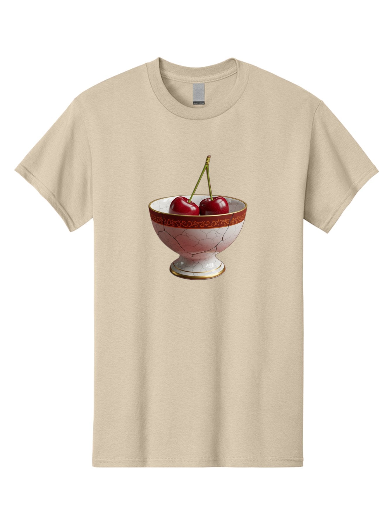 Cherries-In-Kintsugi-Bowl Men'S Graphic Tee, 100% Cotton, Comfortable Casual Summer Wear, Machine Washable, Vintage Camera, Old Camera, Antique Camera, Black Camera, Classic Photography, Photography Equipment, Nostalgic Device, Film Camera, Bai709 3