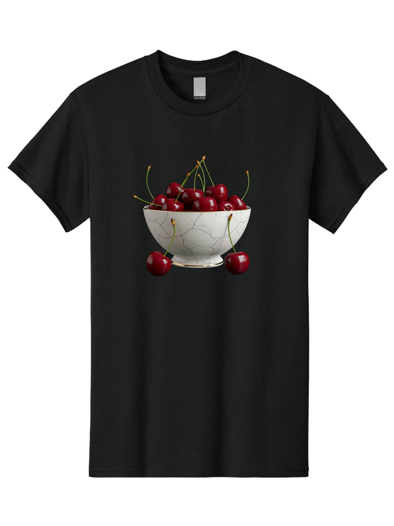 Cherries-In-Marble-Bowl Men'S Graphic Tee, 100% Cotton, Comfortable Casual Summer Wear, Machine Washable, Vintage Camera, Old Camera, Antique Camera, Black Camera, Classic Photography, Photography Equipment, Nostalgic Device, Film Camera, Bai710 6