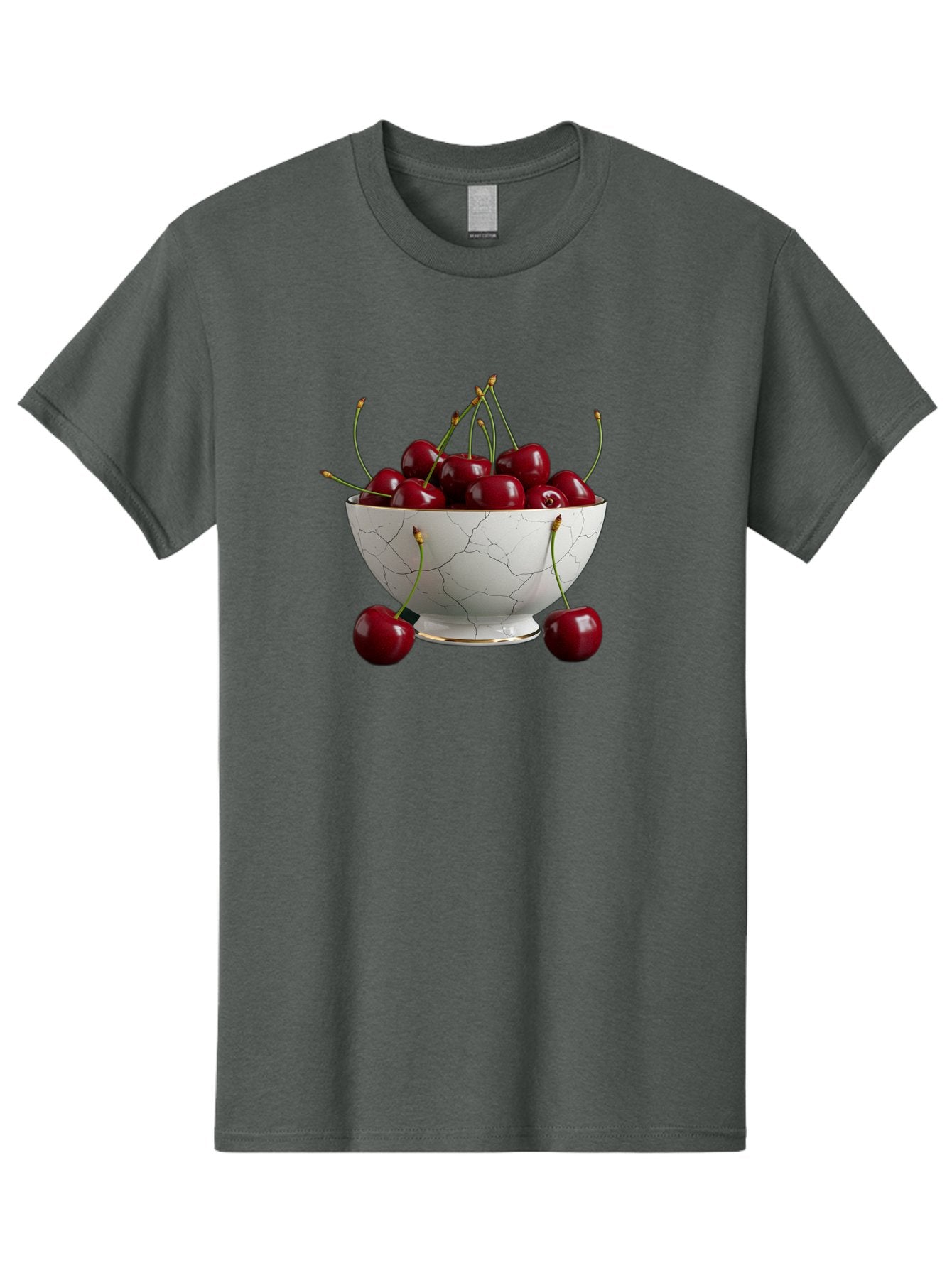 Cherries-In-Marble-Bowl Men'S Graphic Tee, 100% Cotton, Comfortable Casual Summer Wear, Machine Washable, Vintage Camera, Old Camera, Antique Camera, Black Camera, Classic Photography, Photography Equipment, Nostalgic Device, Film Camera, Bai710 9