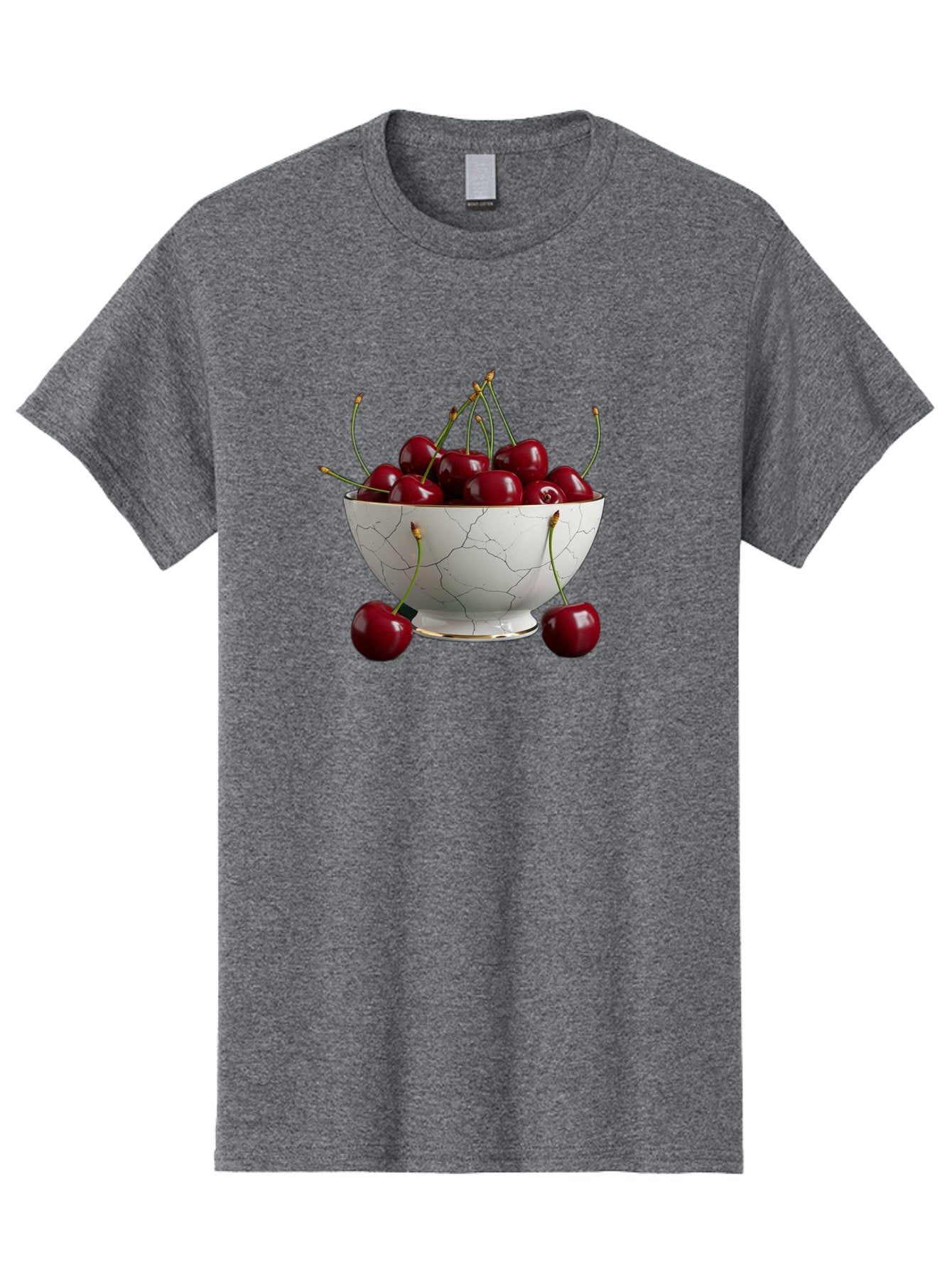 Cherries-In-Marble-Bowl Men'S Graphic Tee, 100% Cotton, Comfortable Casual Summer Wear, Machine Washable, Vintage Camera, Old Camera, Antique Camera, Black Camera, Classic Photography, Photography Equipment, Nostalgic Device, Film Camera, Bai710 7