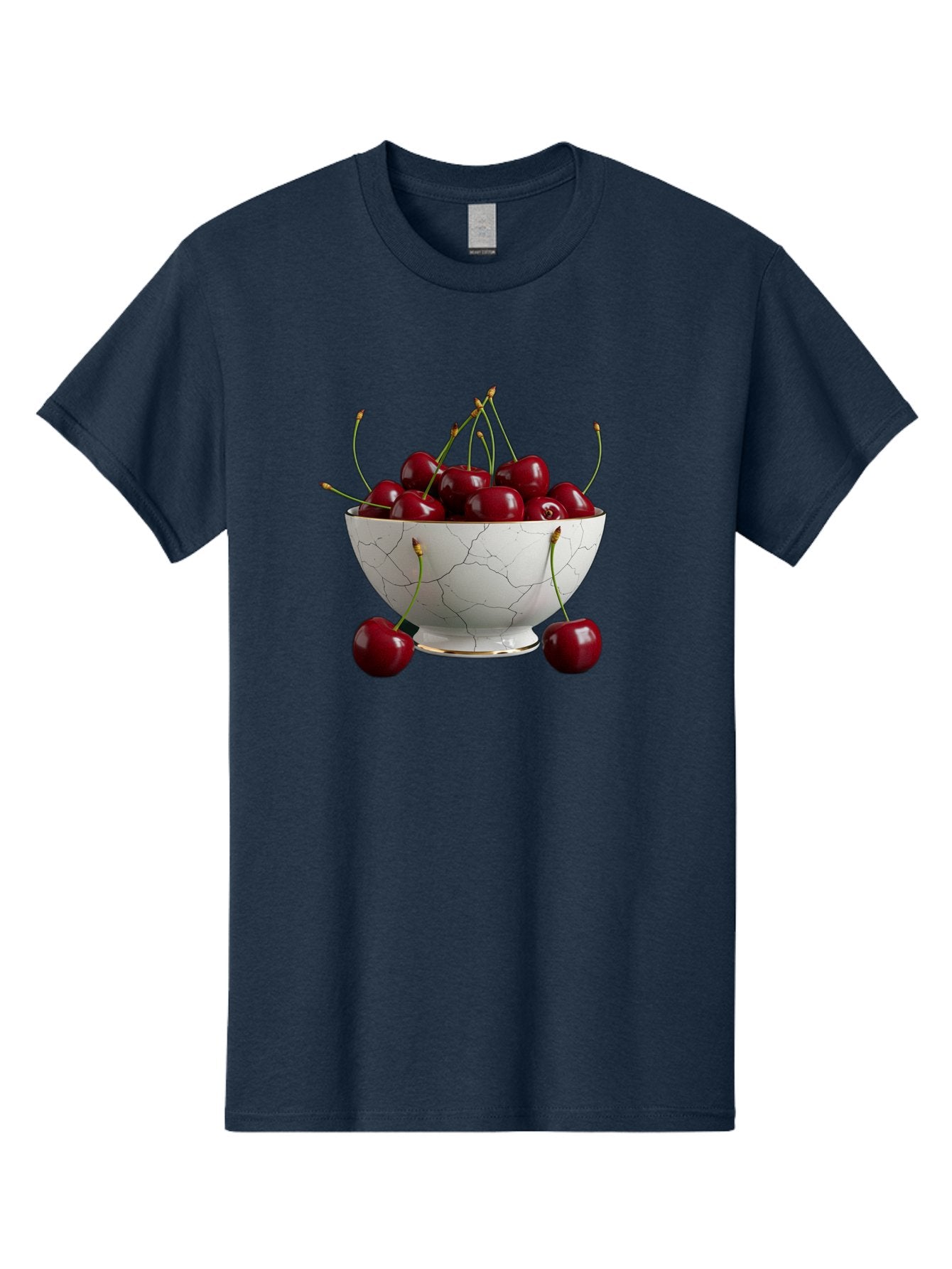 Cherries-In-Marble-Bowl Men'S Graphic Tee, 100% Cotton, Comfortable Casual Summer Wear, Machine Washable, Vintage Camera, Old Camera, Antique Camera, Black Camera, Classic Photography, Photography Equipment, Nostalgic Device, Film Camera, Bai710 10