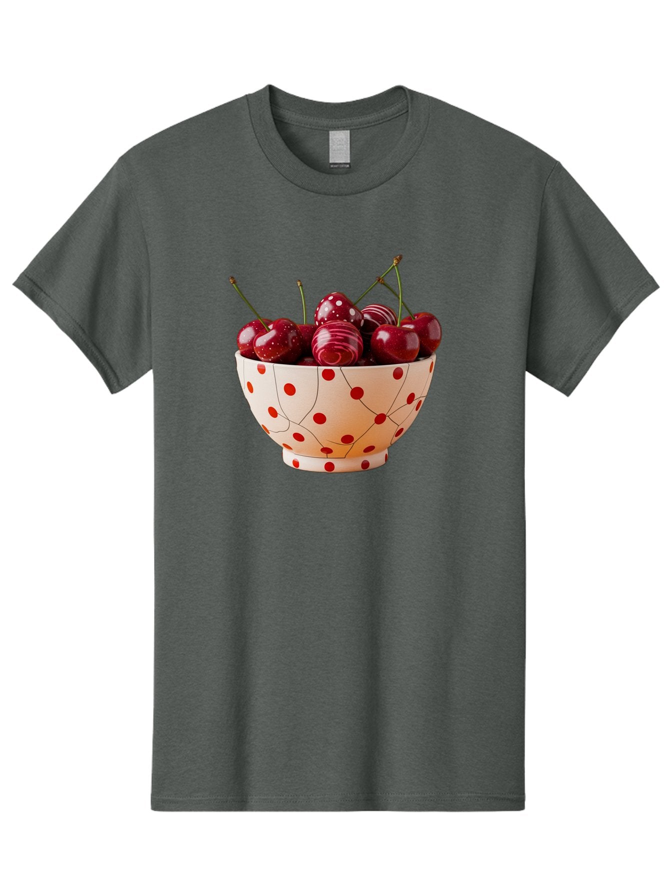 Cherries-In-White-Bowl-With-Red-Polka-Dots Men'S Graphic Tee, 100% Cotton, Comfortable Casual Summer Wear, Machine Washable, Vintage Camera, Old Camera, Antique Camera, Black Camera, Classic Photography, Photography Equipment, Bai711 12