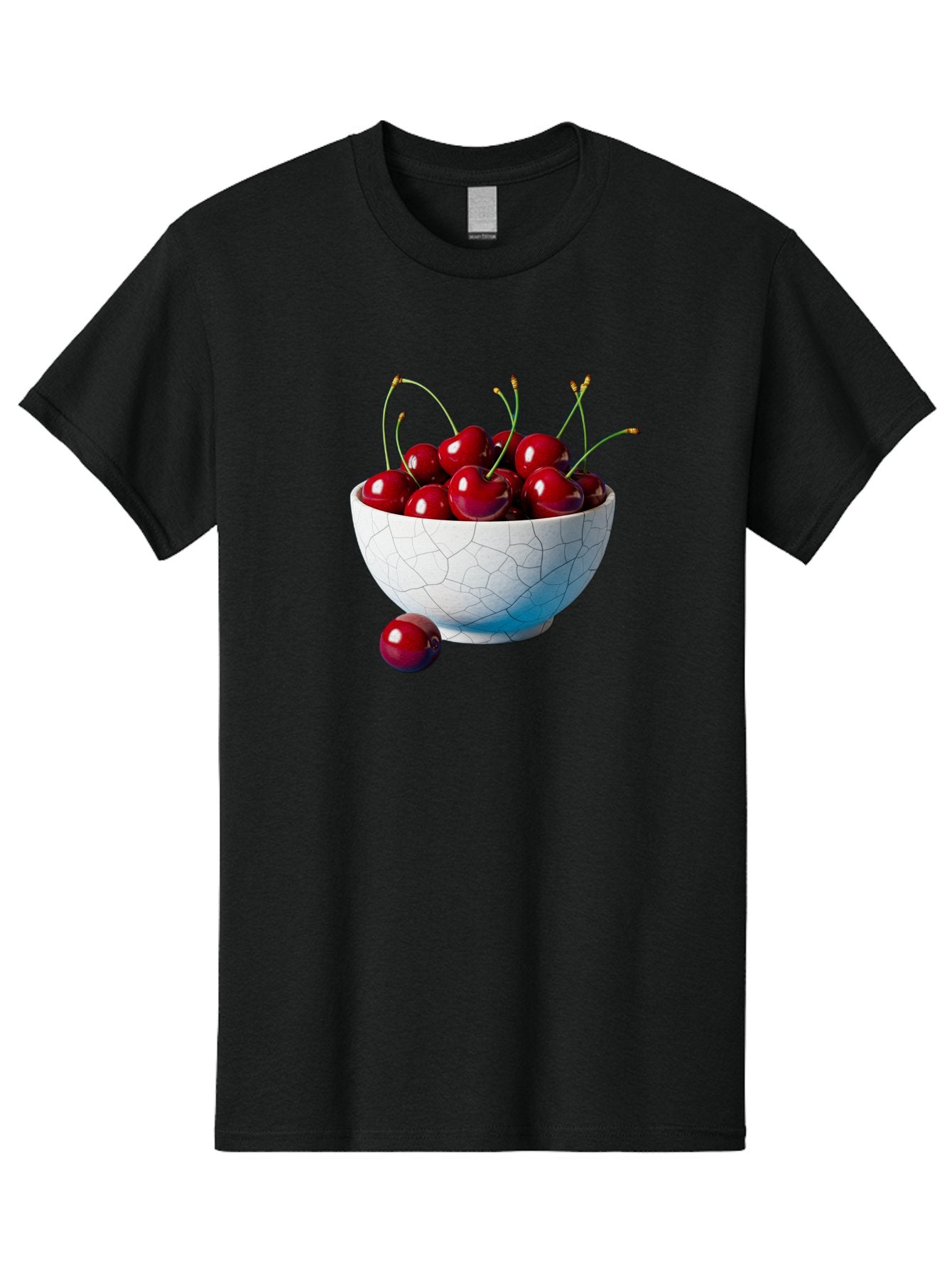 Cherries-In-White-Bowl Men'S Graphic Tee, 100% Cotton, Comfortable Casual Summer Wear, Machine Washable, Vintage Camera, Old Camera, Antique Camera, Black Camera, Classic Photography, Photography Equipment, Nostalgic Device, Film Camera, Bai712 9