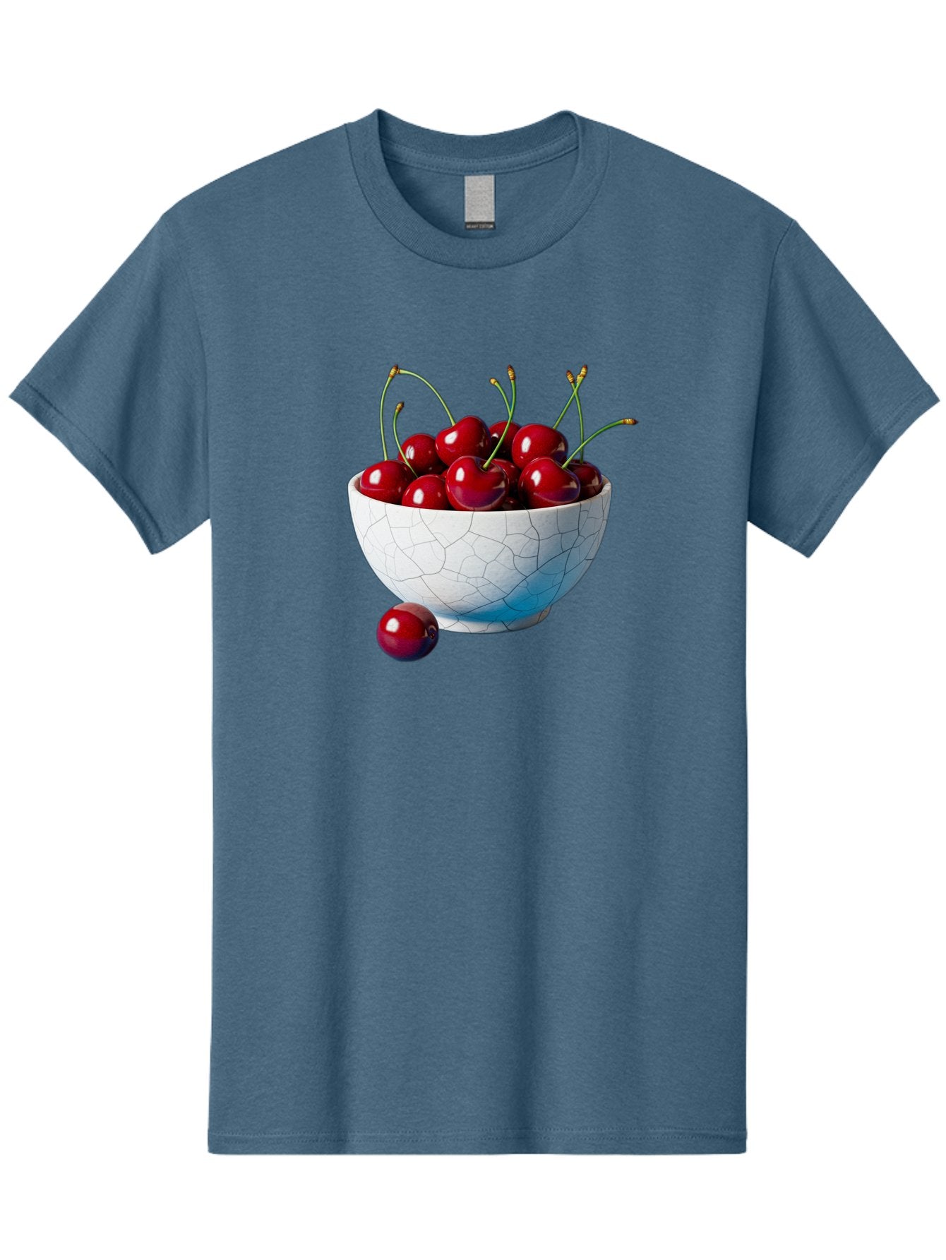 Cherries-In-White-Bowl Men'S Graphic Tee, 100% Cotton, Comfortable Casual Summer Wear, Machine Washable, Vintage Camera, Old Camera, Antique Camera, Black Camera, Classic Photography, Photography Equipment, Nostalgic Device, Film Camera, Bai712