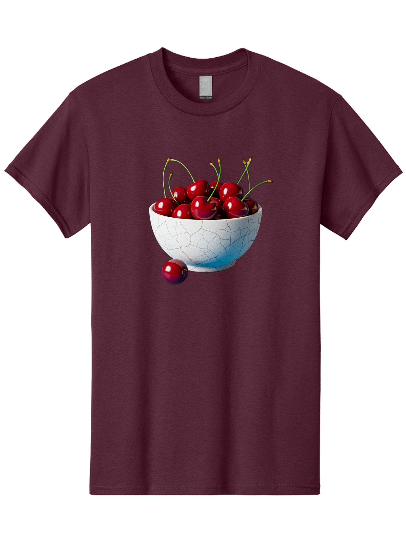 Cherries-In-White-Bowl Men'S Graphic Tee, 100% Cotton, Comfortable Casual Summer Wear, Machine Washable, Vintage Camera, Old Camera, Antique Camera, Black Camera, Classic Photography, Photography Equipment, Nostalgic Device, Film Camera, Bai712 6