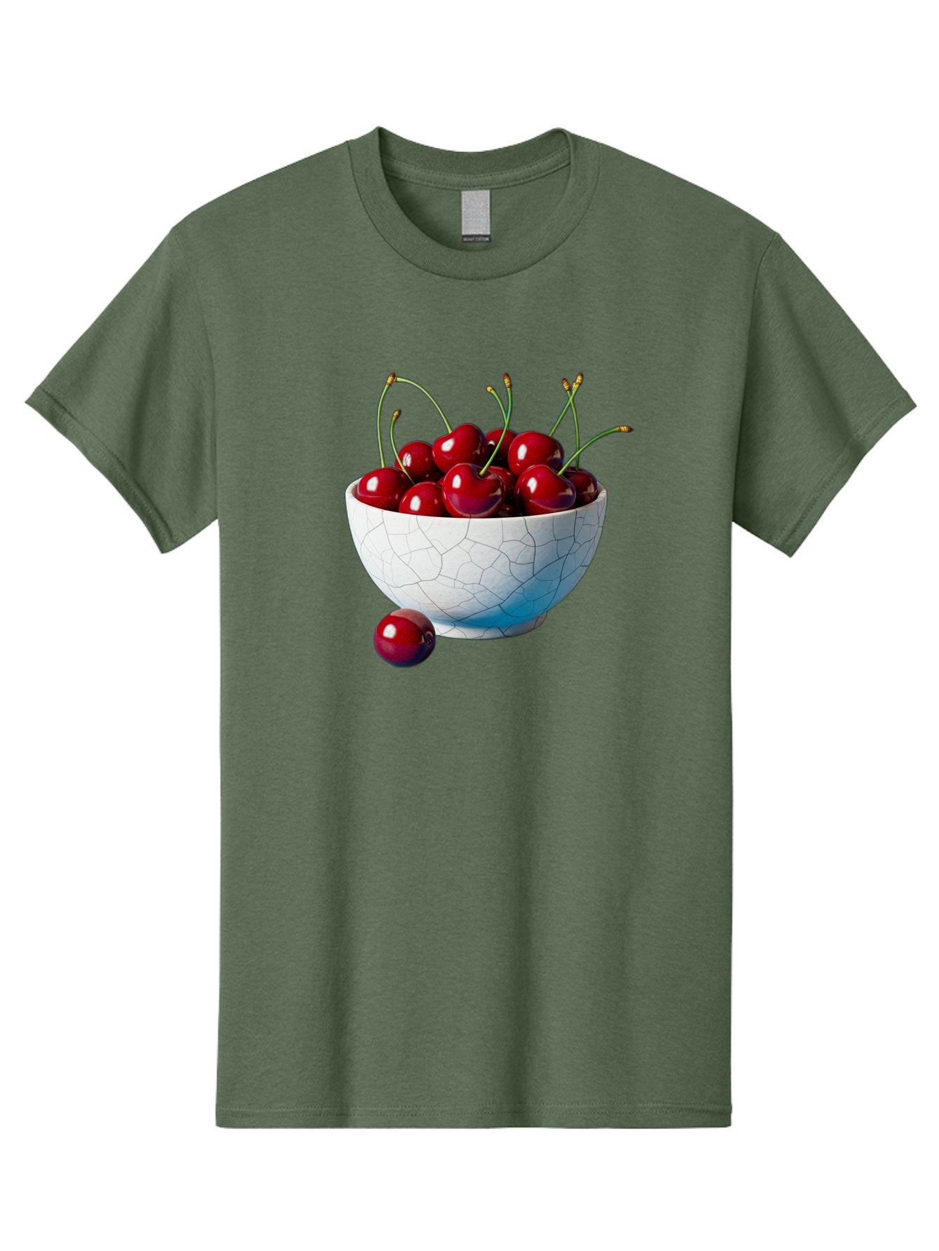 Cherries-In-White-Bowl Men'S Graphic Tee, 100% Cotton, Comfortable Casual Summer Wear, Machine Washable, Vintage Camera, Old Camera, Antique Camera, Black Camera, Classic Photography, Photography Equipment, Nostalgic Device, Film Camera, Bai712 12