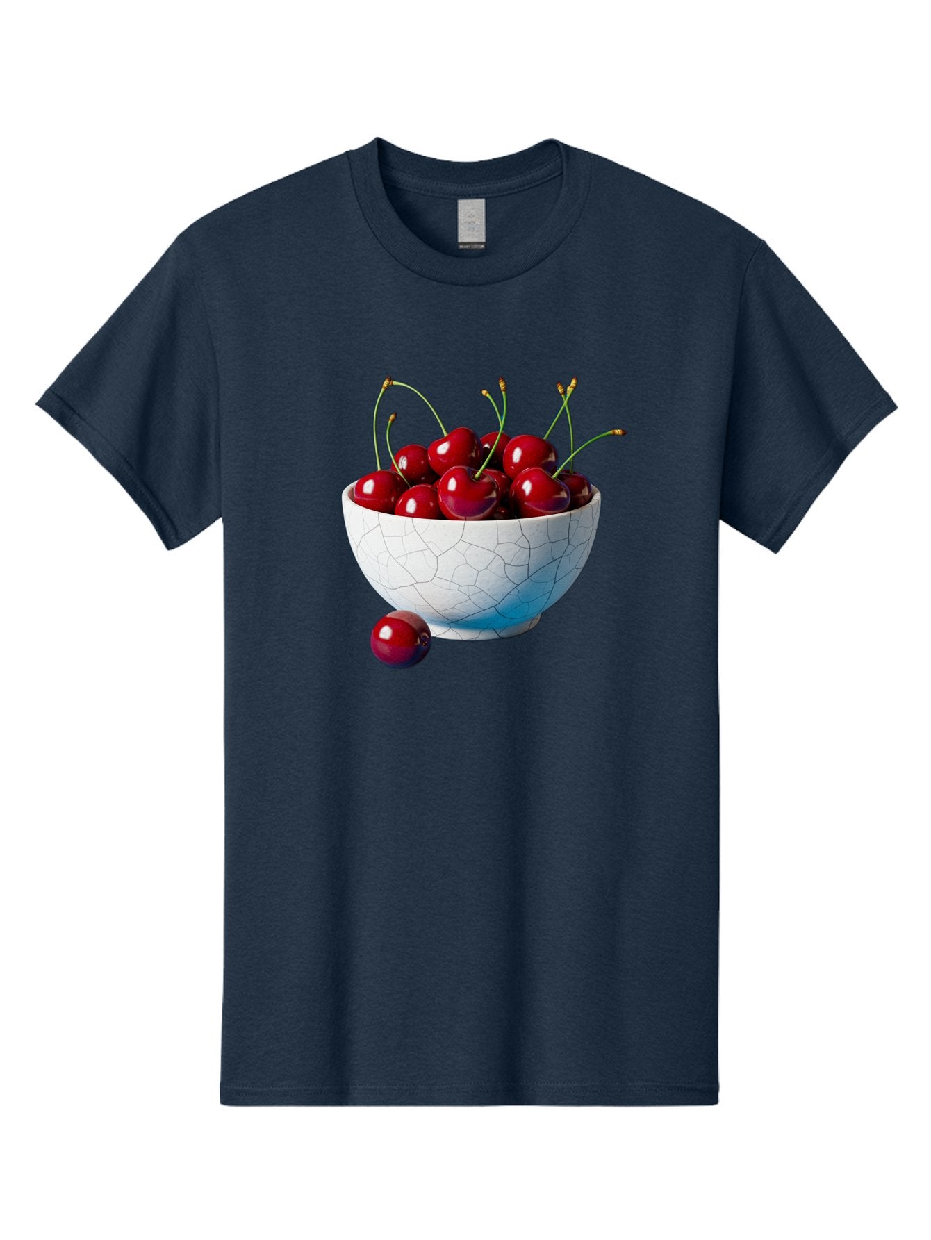 Cherries-In-White-Bowl Men'S Graphic Tee, 100% Cotton, Comfortable Casual Summer Wear, Machine Washable, Vintage Camera, Old Camera, Antique Camera, Black Camera, Classic Photography, Photography Equipment, Nostalgic Device, Film Camera, Bai712 5