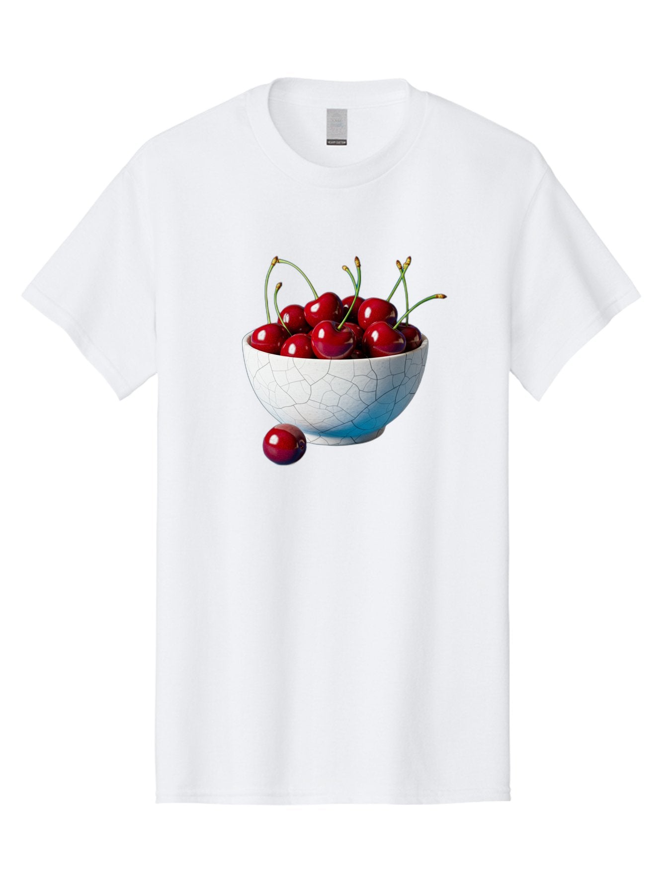 Cherries-In-White-Bowl Men'S Graphic Tee, 100% Cotton, Comfortable Casual Summer Wear, Machine Washable, Vintage Camera, Old Camera, Antique Camera, Black Camera, Classic Photography, Photography Equipment, Nostalgic Device, Film Camera, Bai712 3