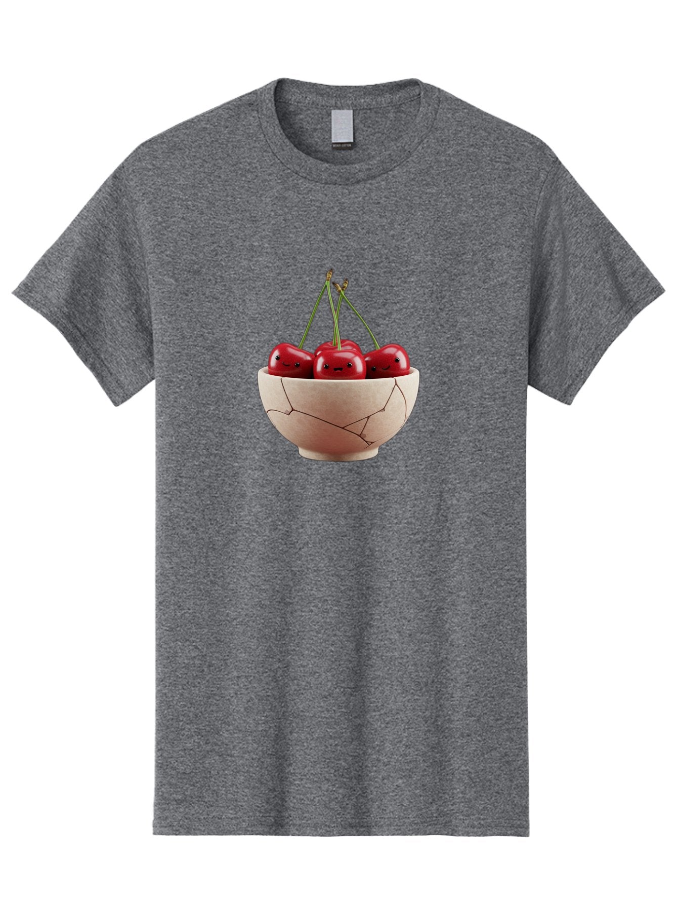 Cherries-With-Faces-In-Broken-Bowl Men'S Graphic Tee, 100% Cotton, Comfortable Casual Summer Wear, Machine Washable, Vintage Camera, Old Camera, Antique Camera, Black Camera, Classic Photography, Photography Equipment, Nostalgic Device, Bai714 14