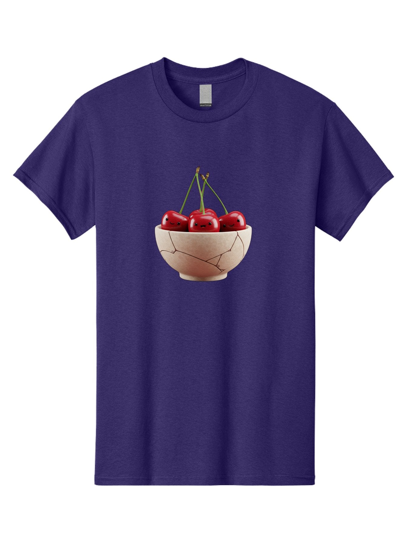 Cherries-With-Faces-In-Broken-Bowl Men'S Graphic Tee, 100% Cotton, Comfortable Casual Summer Wear, Machine Washable, Vintage Camera, Old Camera, Antique Camera, Black Camera, Classic Photography, Photography Equipment, Nostalgic Device, Bai714 13