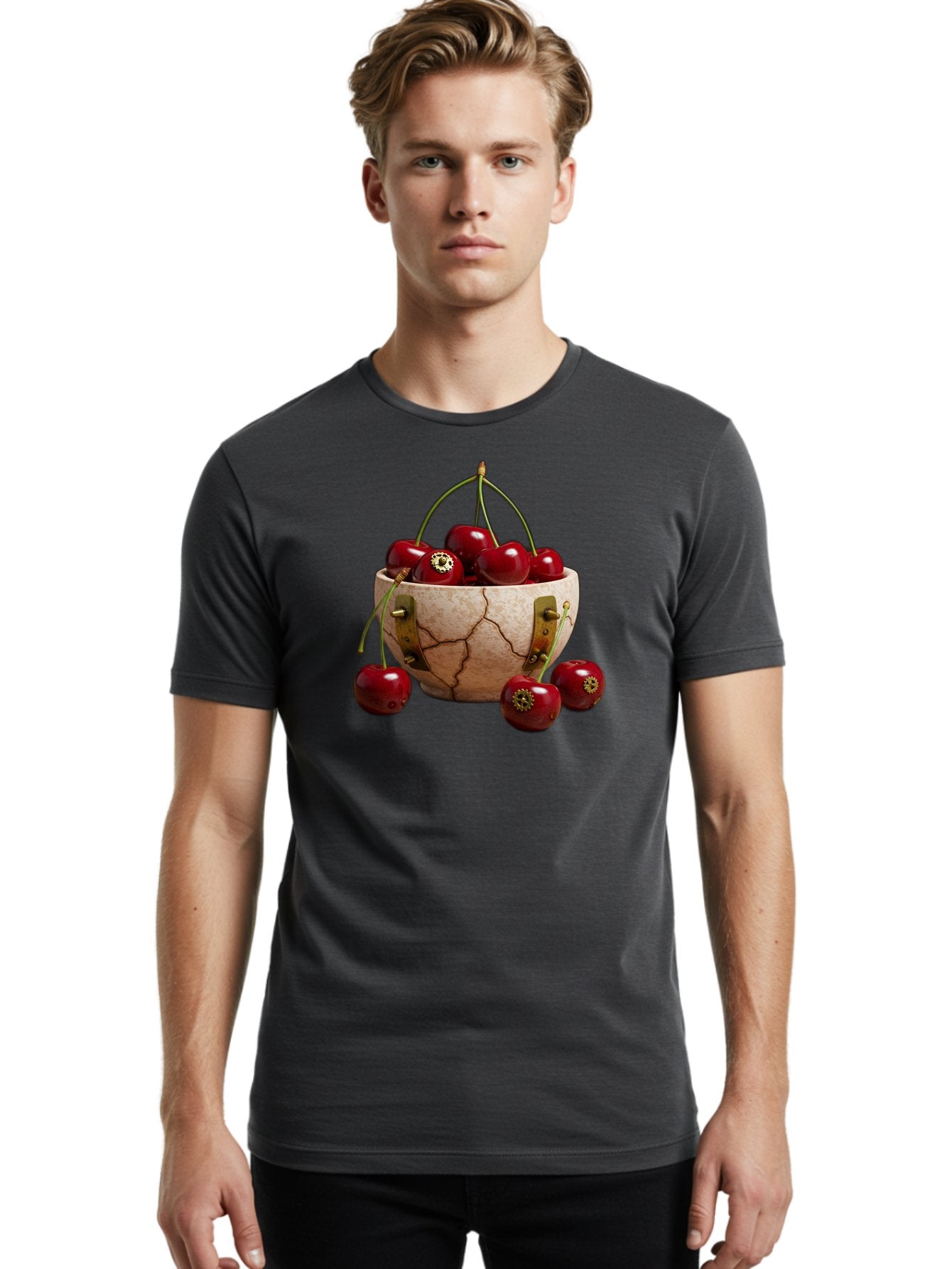 Cherry-Basket Men'S Graphic Tee, 100% Cotton, Comfortable Casual Summer Wear, Machine Washable, Vintage Camera, Old Camera, Antique Camera, Black Camera, Classic Photography, Photography Equipment, Nostalgic Device, Film Camera, Camera Art Bai717 27