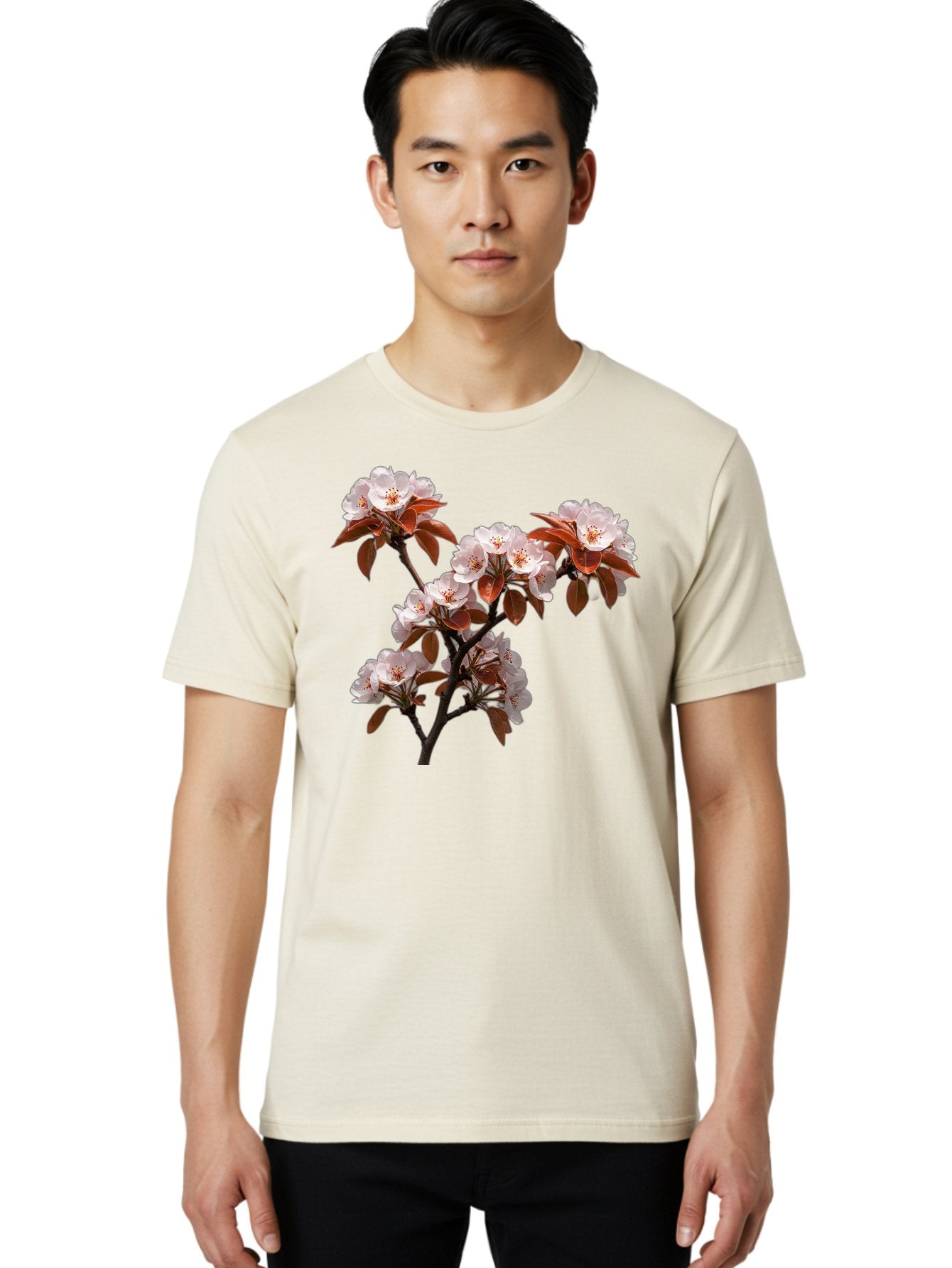 Cherry-Blossom-Branch Men'S Graphic Tee, 100% Cotton, Comfortable Casual Summer Wear, Machine Washable, Vintage Camera, Old Camera, Antique Camera, Black Camera, Classic Photography, Photography Equipment, Nostalgic Device, Film Camera, Bai718 22