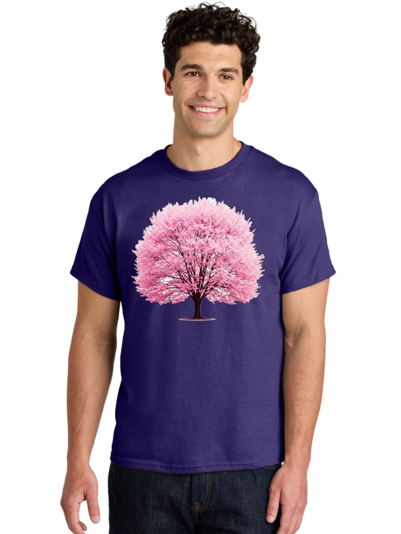 Cherry-Blossom-Tree-1 Men'S Graphic Tee, 100% Cotton, Comfortable Casual Summer Wear, Machine Washable, Vintage Camera, Old Camera, Antique Camera, Black Camera, Classic Photography, Photography Equipment, Nostalgic Device, Film Camera, Bai719 30