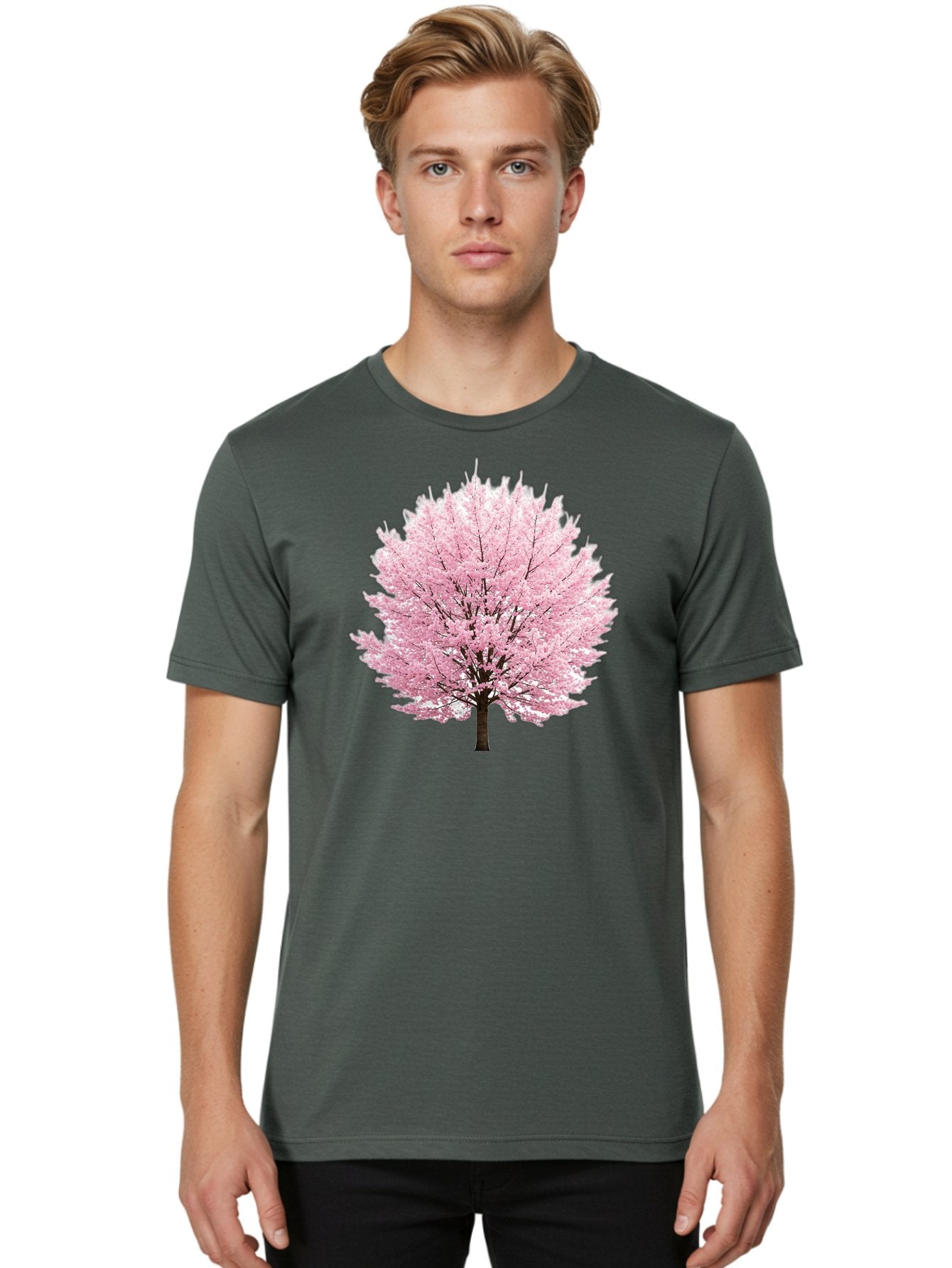 Cherry-Blossom-Tree Men'S Graphic Tee, 100% Cotton, Comfortable Casual Summer Wear, Machine Washable, Vintage Camera, Old Camera, Antique Camera, Black Camera, Classic Photography, Photography Equipment, Nostalgic Device, Film Camera, Bai721 17