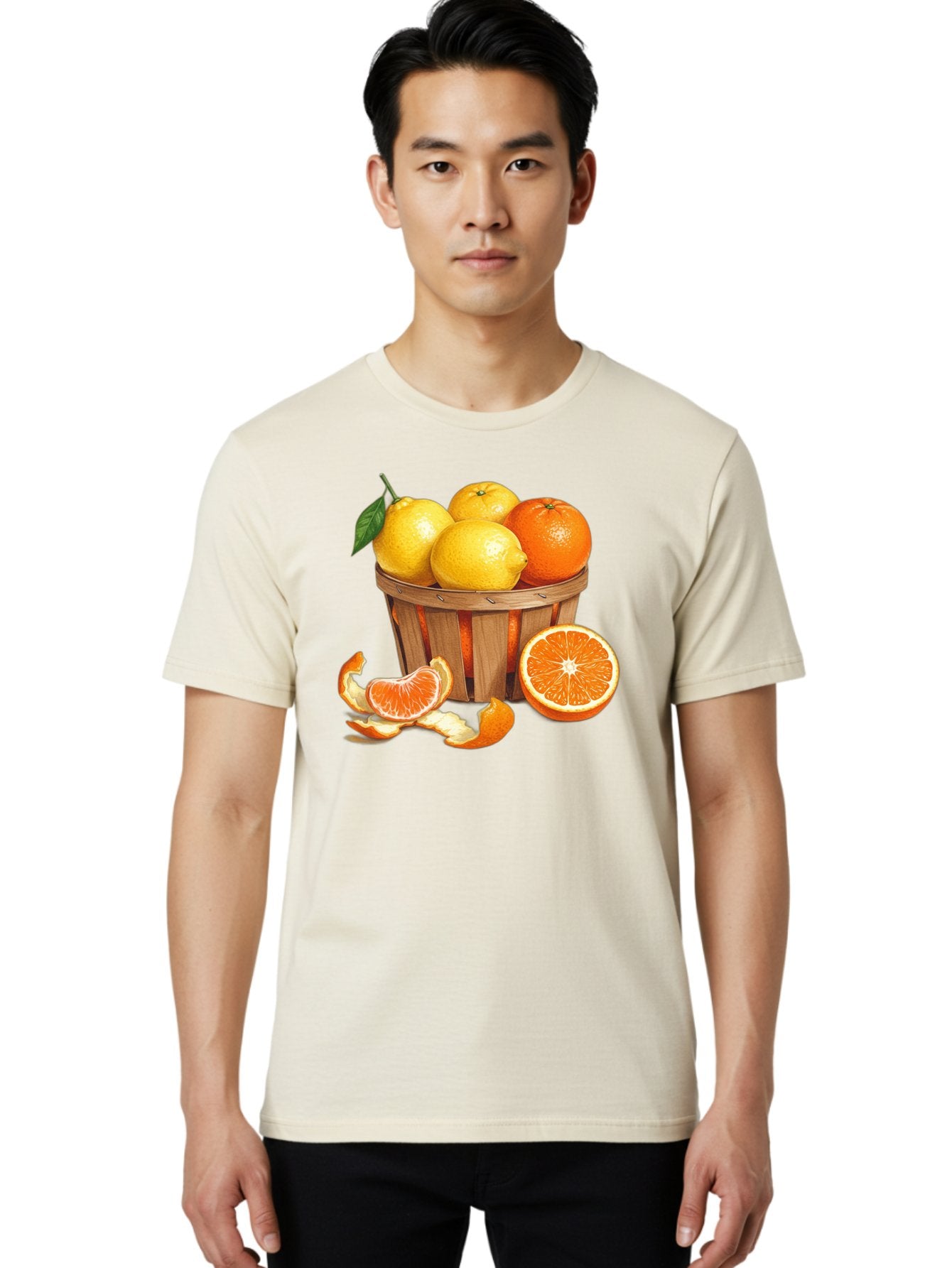 Citrus-Fruits-In-Basket Men'S Graphic Tee, 100% Cotton, Comfortable Casual Summer Wear, Machine Washable, Vintage Camera, Old Camera, Antique Camera, Black Camera, Classic Photography, Photography Equipment, Nostalgic Device, Film Camera, Bai724 28