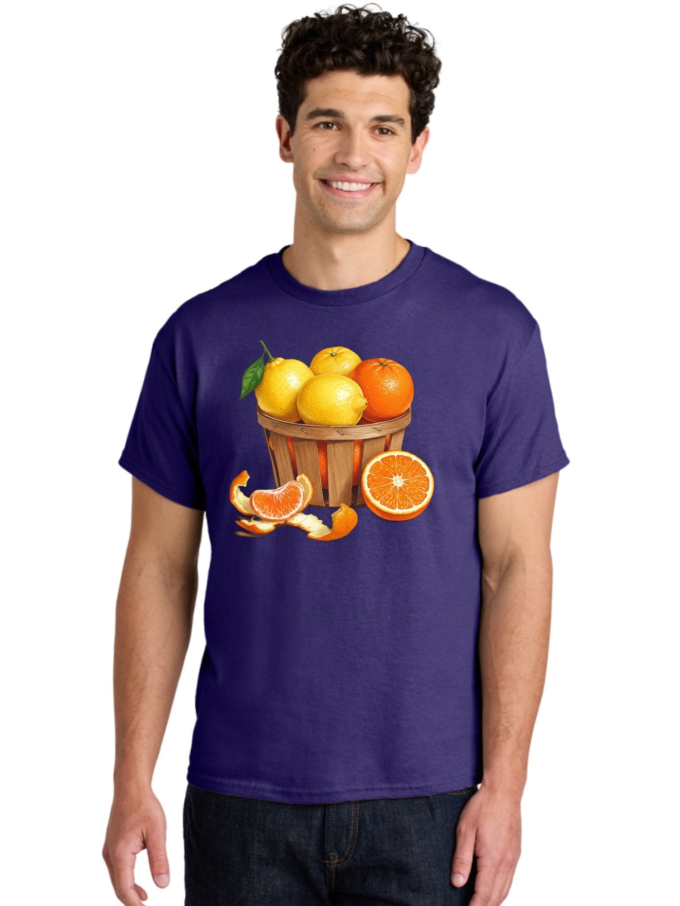 Citrus-Fruits-In-Basket Men'S Graphic Tee, 100% Cotton, Comfortable Casual Summer Wear, Machine Washable, Vintage Camera, Old Camera, Antique Camera, Black Camera, Classic Photography, Photography Equipment, Nostalgic Device, Film Camera, Bai724 18