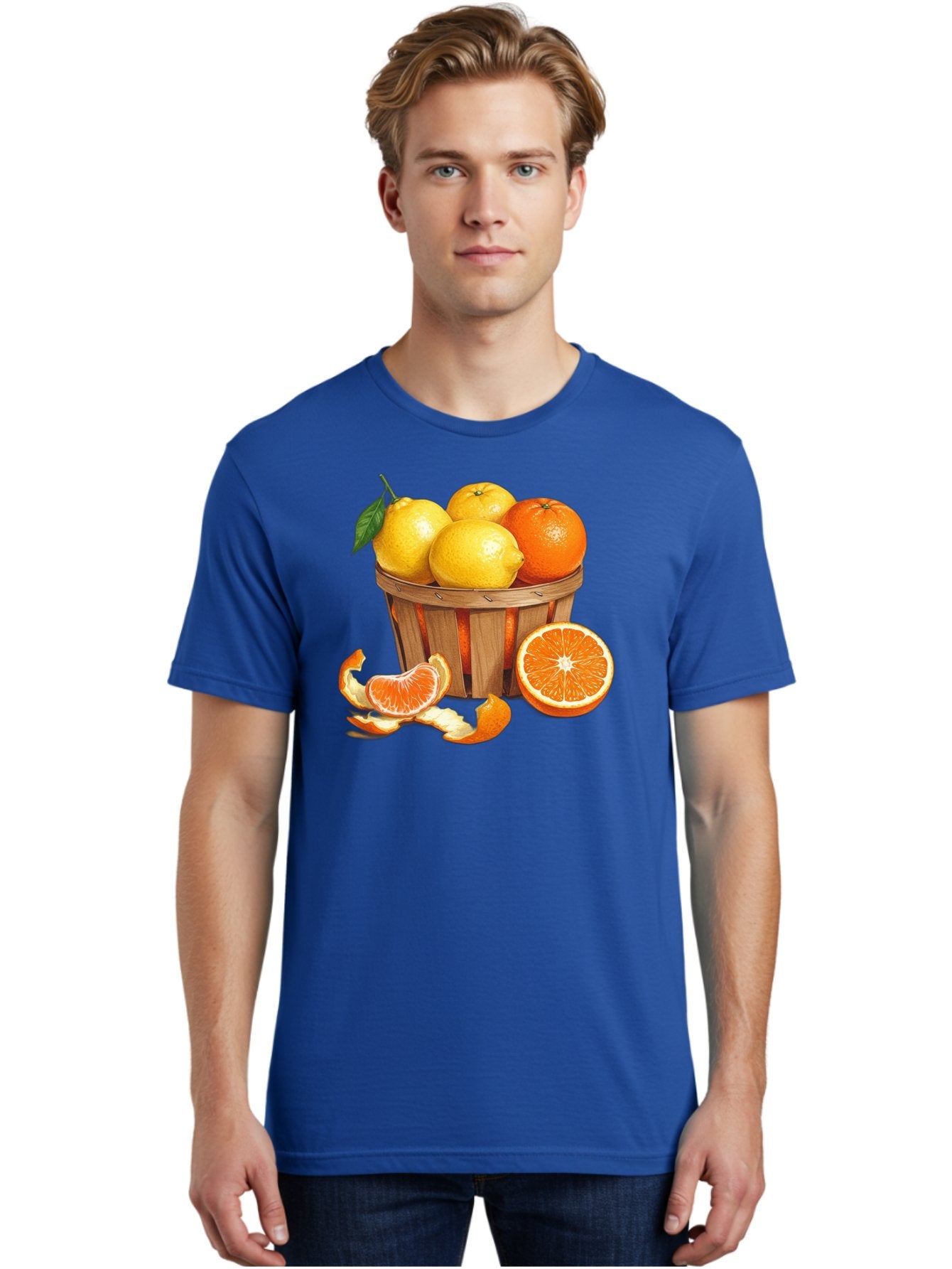 Citrus-Fruits-In-Basket Men'S Graphic Tee, 100% Cotton, Comfortable Casual Summer Wear, Machine Washable, Vintage Camera, Old Camera, Antique Camera, Black Camera, Classic Photography, Photography Equipment, Nostalgic Device, Film Camera, Bai724 23