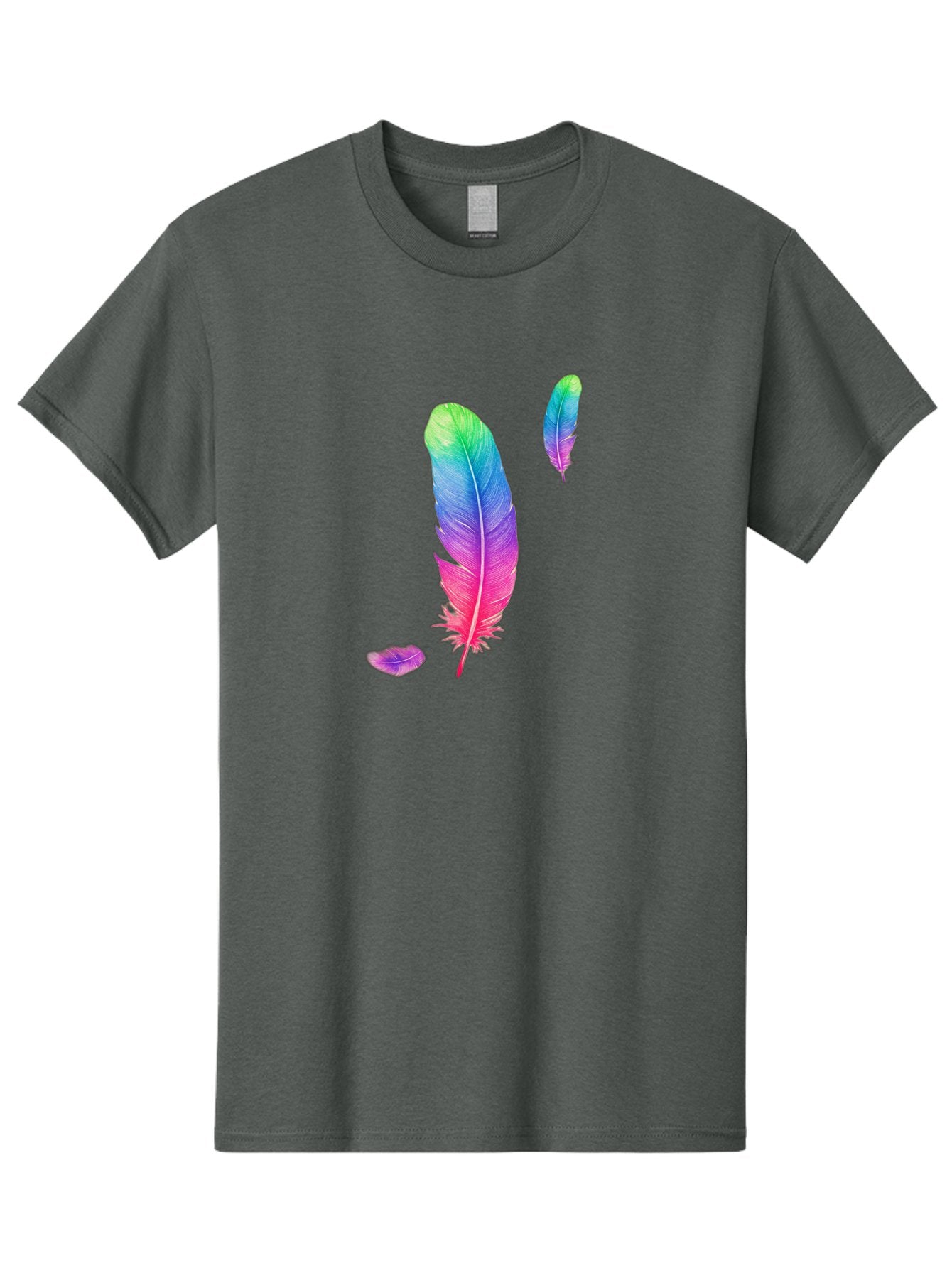 Colorful-Feathers-1 Men'S Graphic Tee, 100% Cotton, Comfortable Casual Summer Wear, Machine Washable, Vintage Camera, Old Camera, Antique Camera, Black Camera, Classic Photography, Photography Equipment, Nostalgic Device, Film Camera, Bai729 8