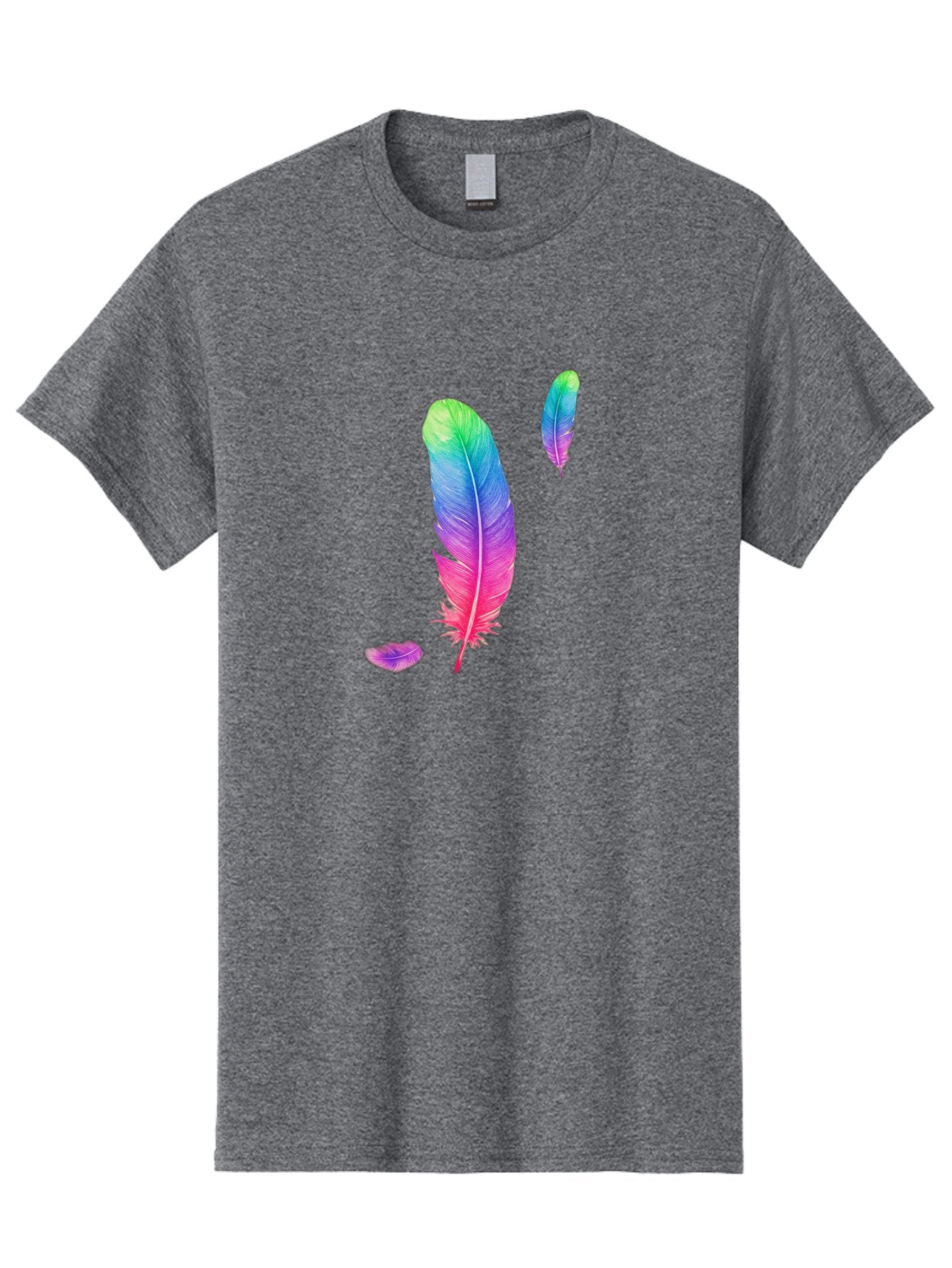 Colorful-Feathers-1 Men'S Graphic Tee, 100% Cotton, Comfortable Casual Summer Wear, Machine Washable, Vintage Camera, Old Camera, Antique Camera, Black Camera, Classic Photography, Photography Equipment, Nostalgic Device, Film Camera, Bai729 4
