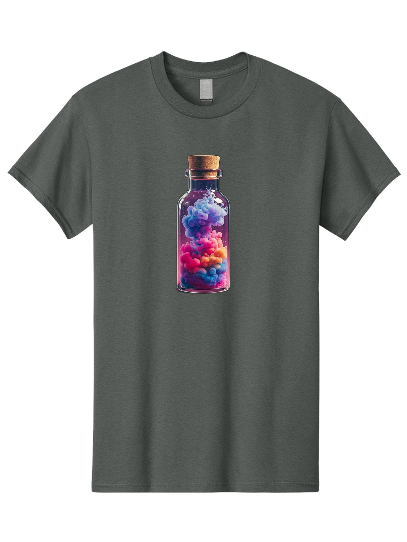 Colorful-Smoke-In-Bottle Men'S Graphic Tee, 100% Cotton, Comfortable Casual Summer Wear, Machine Washable, Vintage Camera, Old Camera, Antique Camera, Black Camera, Classic Photography, Photography Equipment, Nostalgic Device, Film Camera, Bai731 7