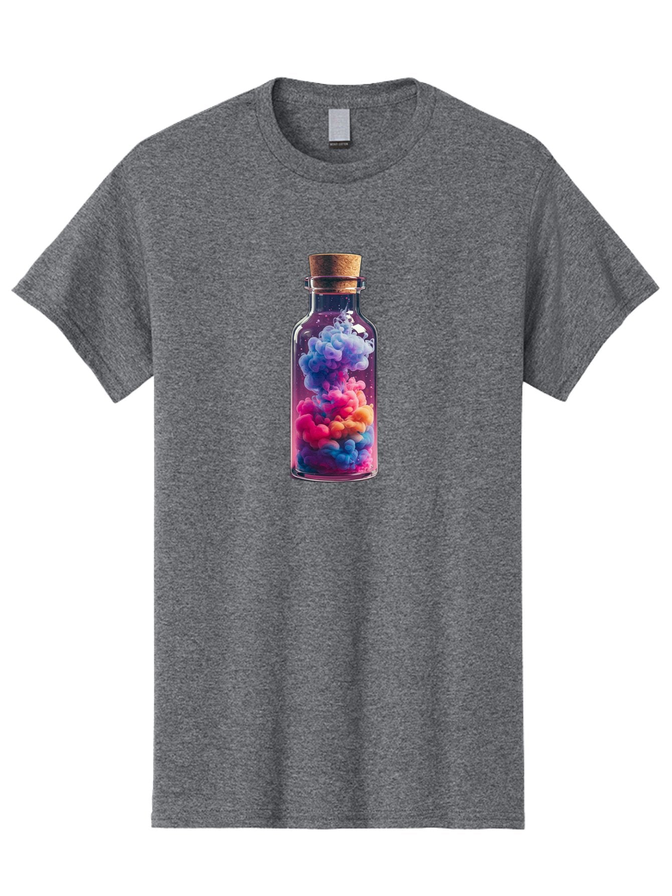 Colorful-Smoke-In-Bottle Men'S Graphic Tee, 100% Cotton, Comfortable Casual Summer Wear, Machine Washable, Vintage Camera, Old Camera, Antique Camera, Black Camera, Classic Photography, Photography Equipment, Nostalgic Device, Film Camera, Bai731 10