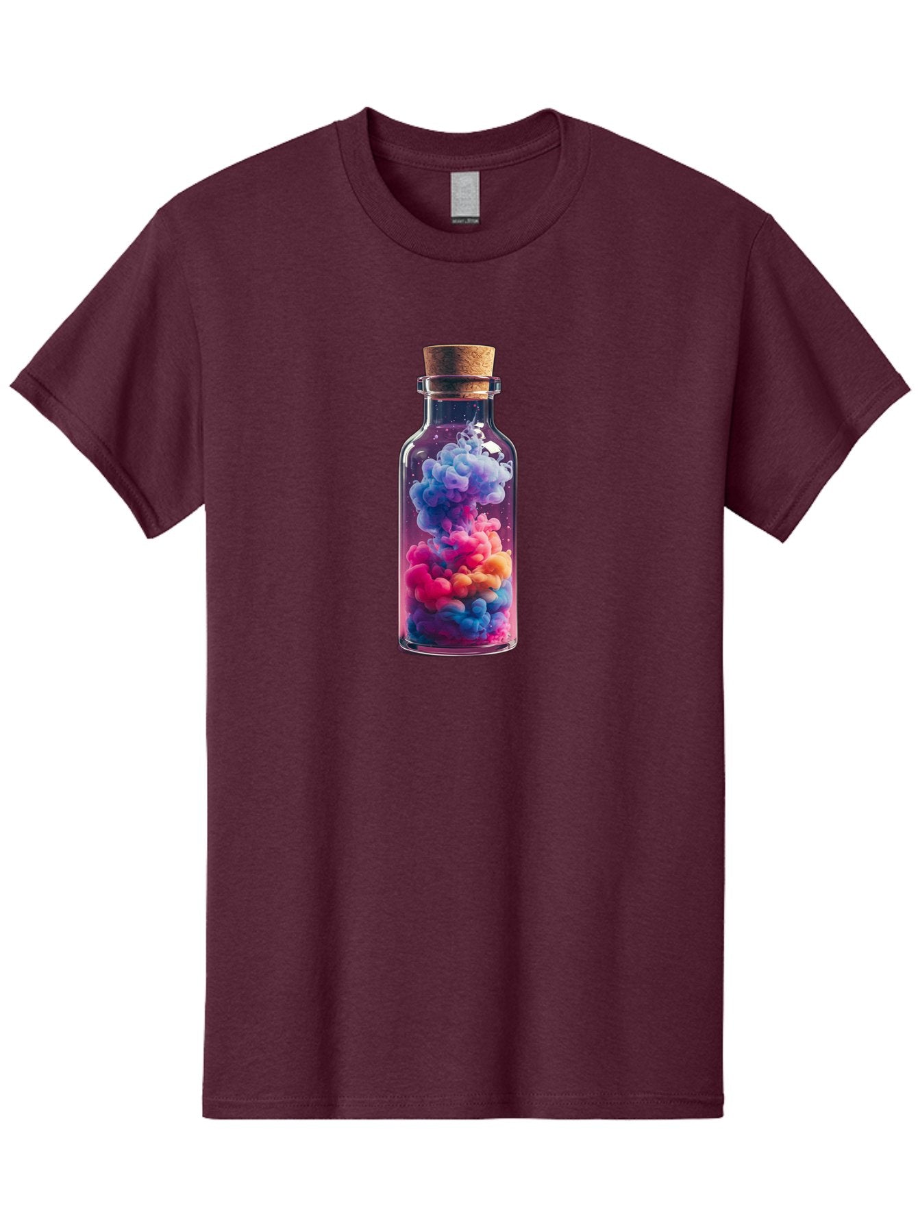 Colorful-Smoke-In-Bottle Men'S Graphic Tee, 100% Cotton, Comfortable Casual Summer Wear, Machine Washable, Vintage Camera, Old Camera, Antique Camera, Black Camera, Classic Photography, Photography Equipment, Nostalgic Device, Film Camera, Bai731 14