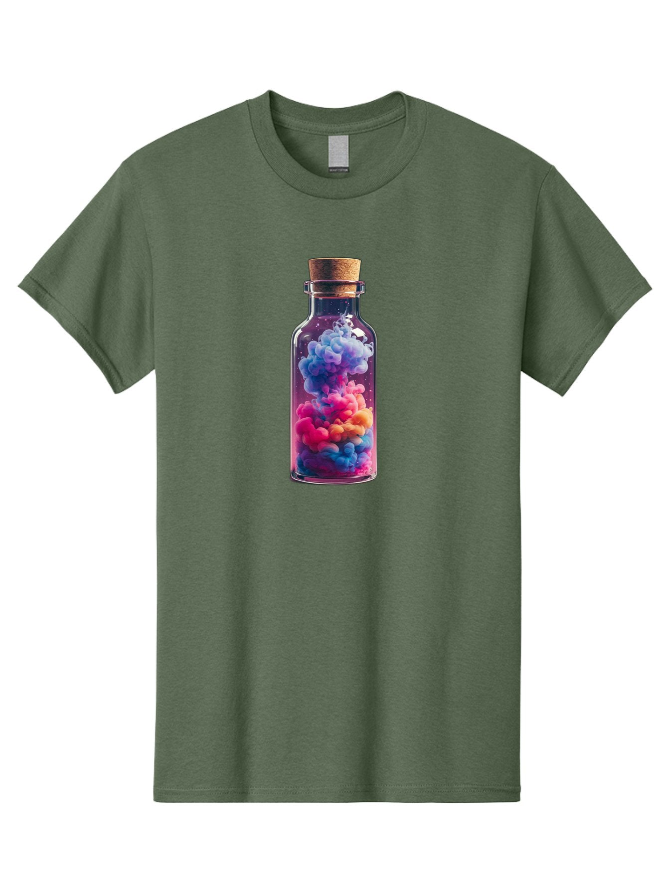 Colorful-Smoke-In-Bottle Men'S Graphic Tee, 100% Cotton, Comfortable Casual Summer Wear, Machine Washable, Vintage Camera, Old Camera, Antique Camera, Black Camera, Classic Photography, Photography Equipment, Nostalgic Device, Film Camera, Bai731 13