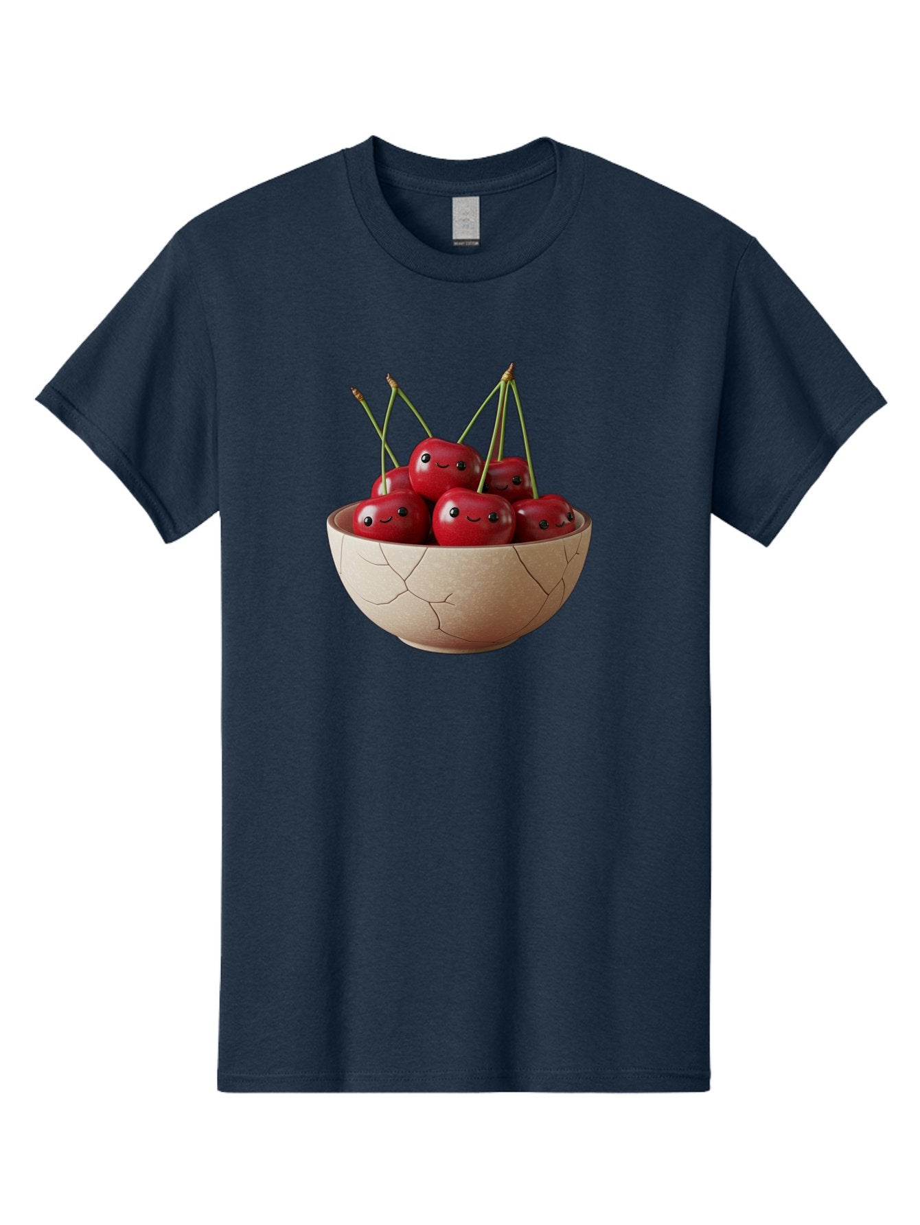 Cracked-Bowl-Cherries-1 Men'S Graphic Tee, 100% Cotton, Comfortable Casual Summer Wear, Machine Washable, Vintage Camera, Old Camera, Antique Camera, Black Camera, Classic Photography, Photography Equipment, Nostalgic Device, Film Camera, Bai738