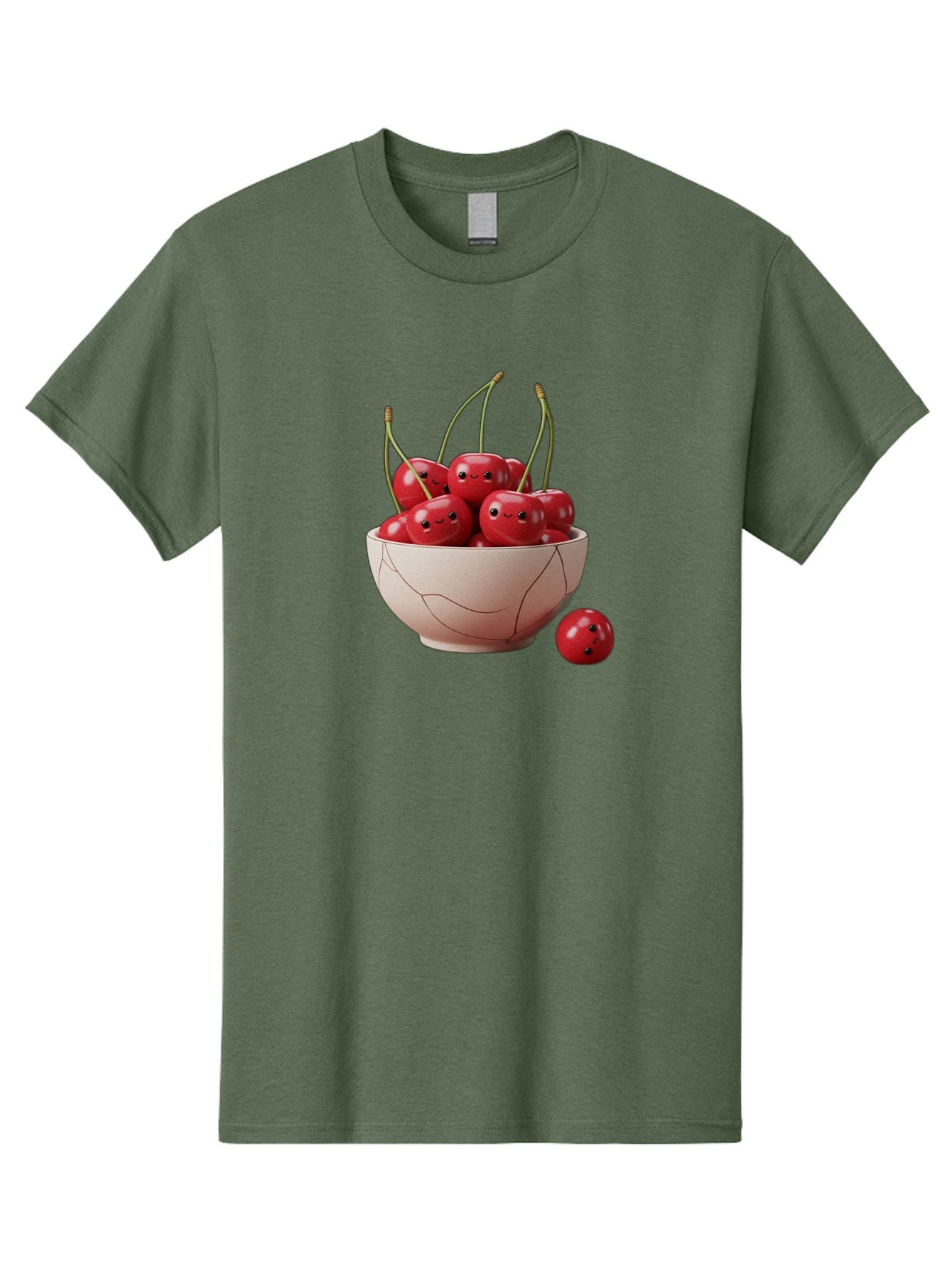 Cracked-Bowl-Cherries-2 Men'S Graphic Tee, 100% Cotton, Comfortable Casual Summer Wear, Machine Washable, Vintage Camera, Old Camera, Antique Camera, Black Camera, Classic Photography, Photography Equipment, Nostalgic Device, Film Camera, Bai739 3