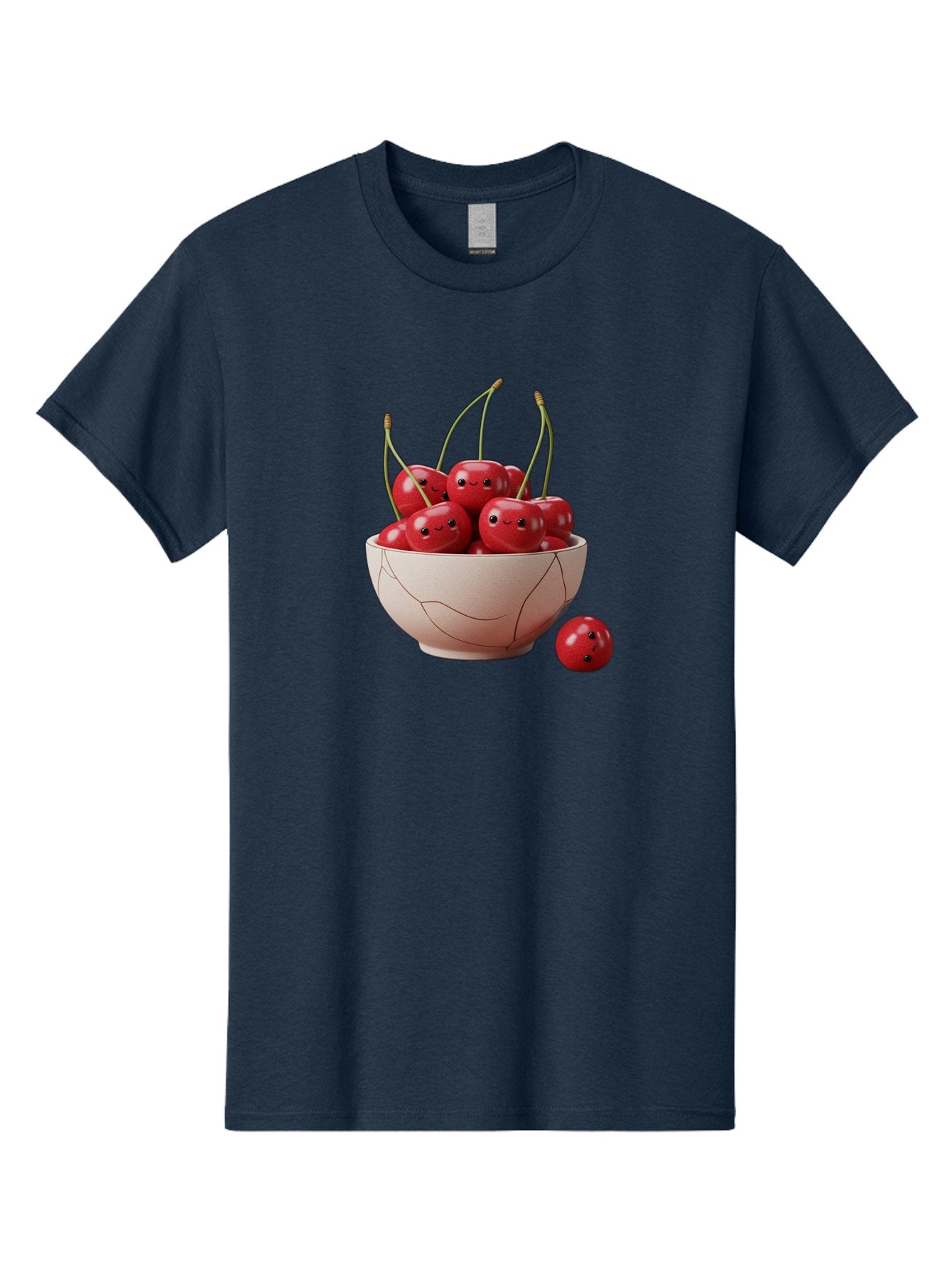 Cracked-Bowl-Cherries-2 Men'S Graphic Tee, 100% Cotton, Comfortable Casual Summer Wear, Machine Washable, Vintage Camera, Old Camera, Antique Camera, Black Camera, Classic Photography, Photography Equipment, Nostalgic Device, Film Camera, Bai739