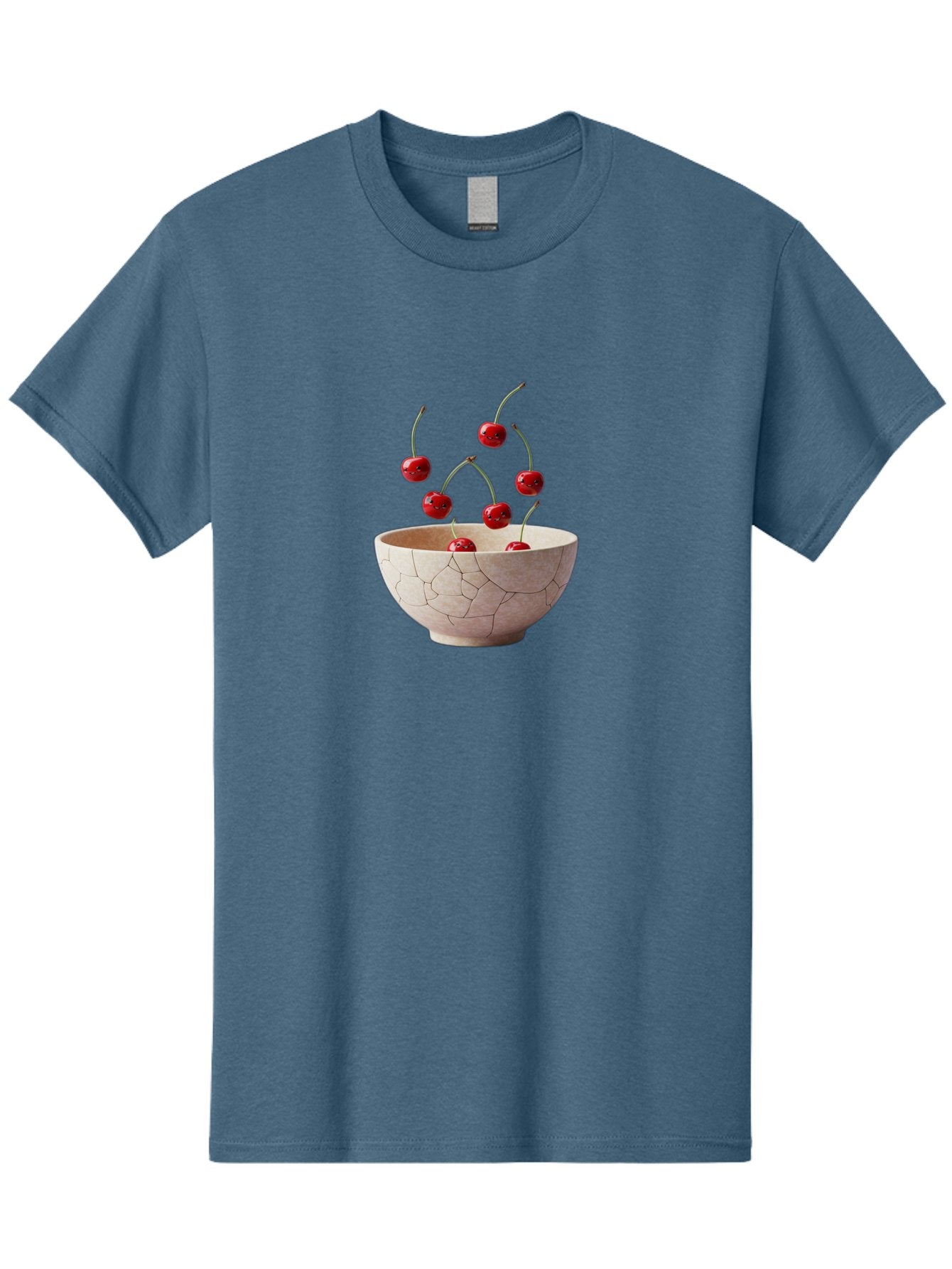 Cracked-Bowl-Cherries-3 Men'S Graphic Tee, 100% Cotton, Comfortable Casual Summer Wear, Machine Washable, Vintage Camera, Old Camera, Antique Camera, Black Camera, Classic Photography, Photography Equipment, Nostalgic Device, Film Camera, Bai740