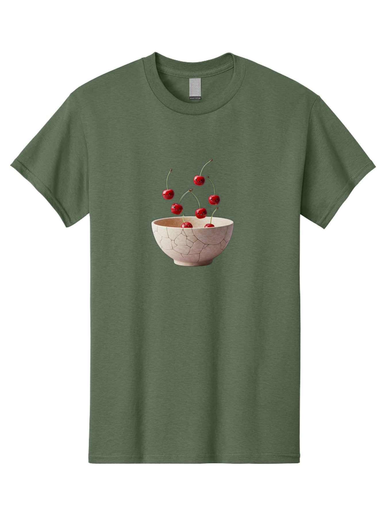 Cracked-Bowl-Cherries-3 Men'S Graphic Tee, 100% Cotton, Comfortable Casual Summer Wear, Machine Washable, Vintage Camera, Old Camera, Antique Camera, Black Camera, Classic Photography, Photography Equipment, Nostalgic Device, Film Camera, Bai740