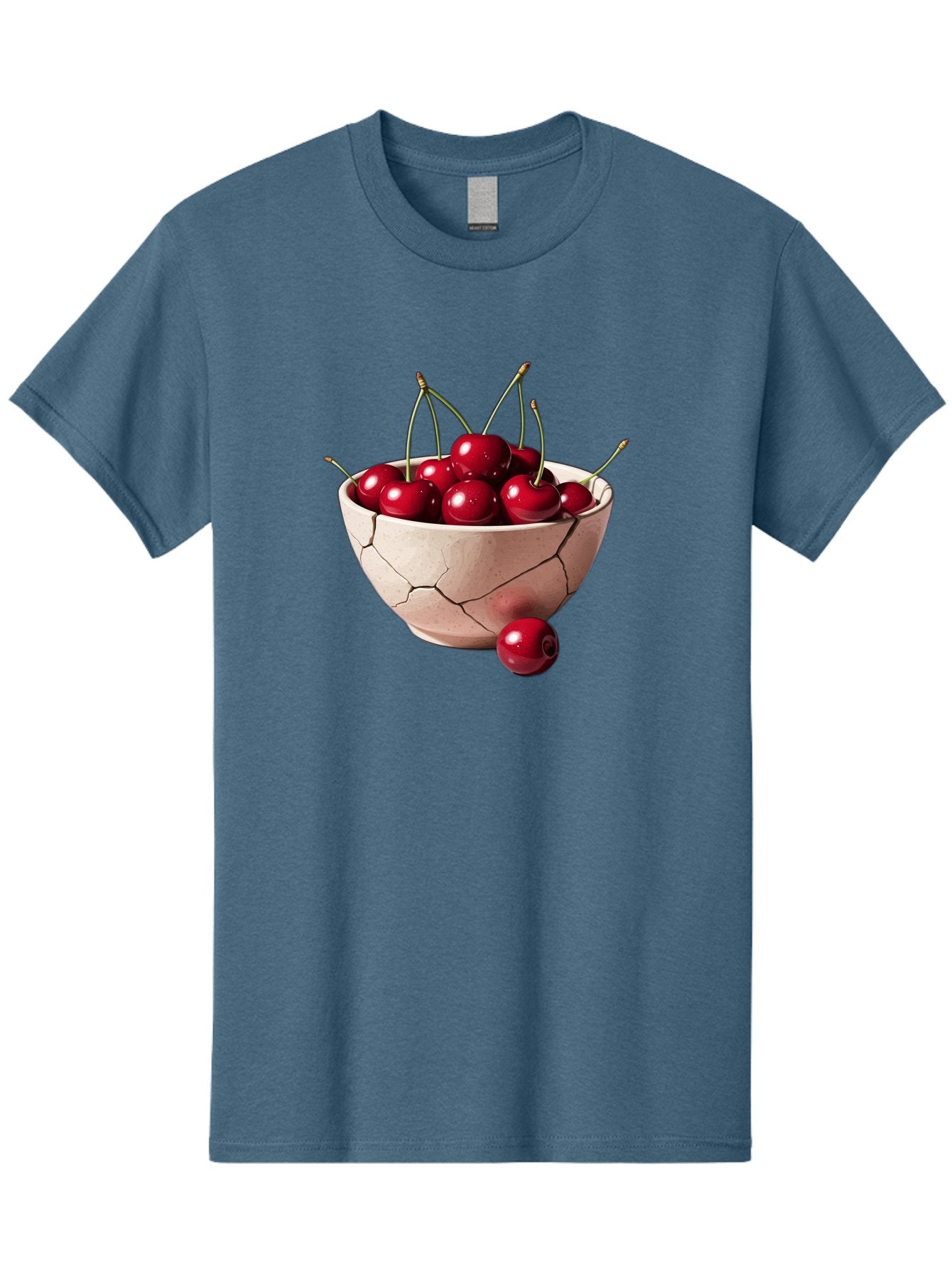 Cracked-Bowl-Cherries-4 Men'S Graphic Tee, 100% Cotton, Comfortable Casual Summer Wear, Machine Washable, Vintage Camera, Old Camera, Antique Camera, Black Camera, Classic Photography, Photography Equipment, Nostalgic Device, Film Camera, Bai741 7