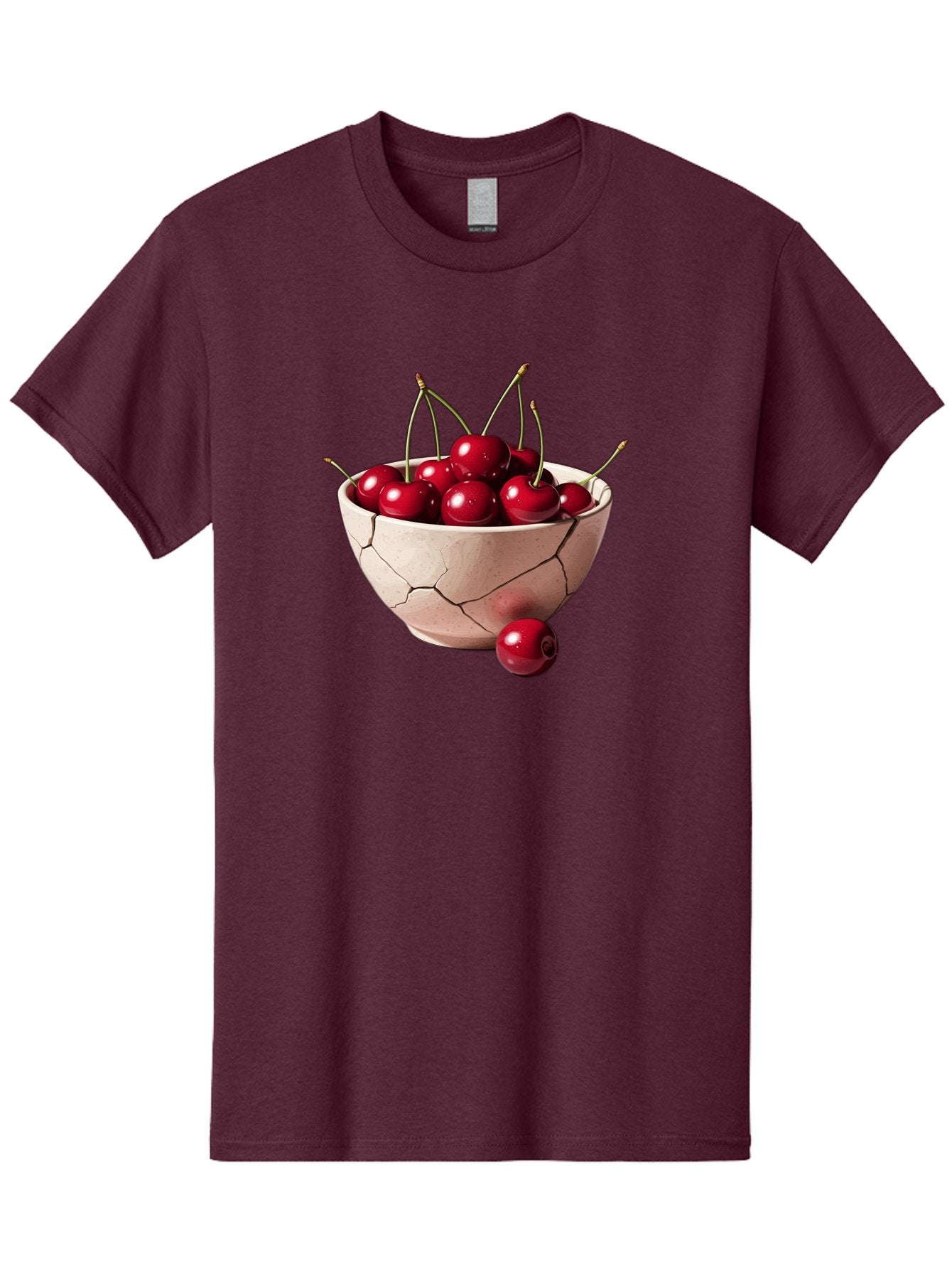 Cracked-Bowl-Cherries-4 Men'S Graphic Tee, 100% Cotton, Comfortable Casual Summer Wear, Machine Washable, Vintage Camera, Old Camera, Antique Camera, Black Camera, Classic Photography, Photography Equipment, Nostalgic Device, Film Camera, Bai741 13