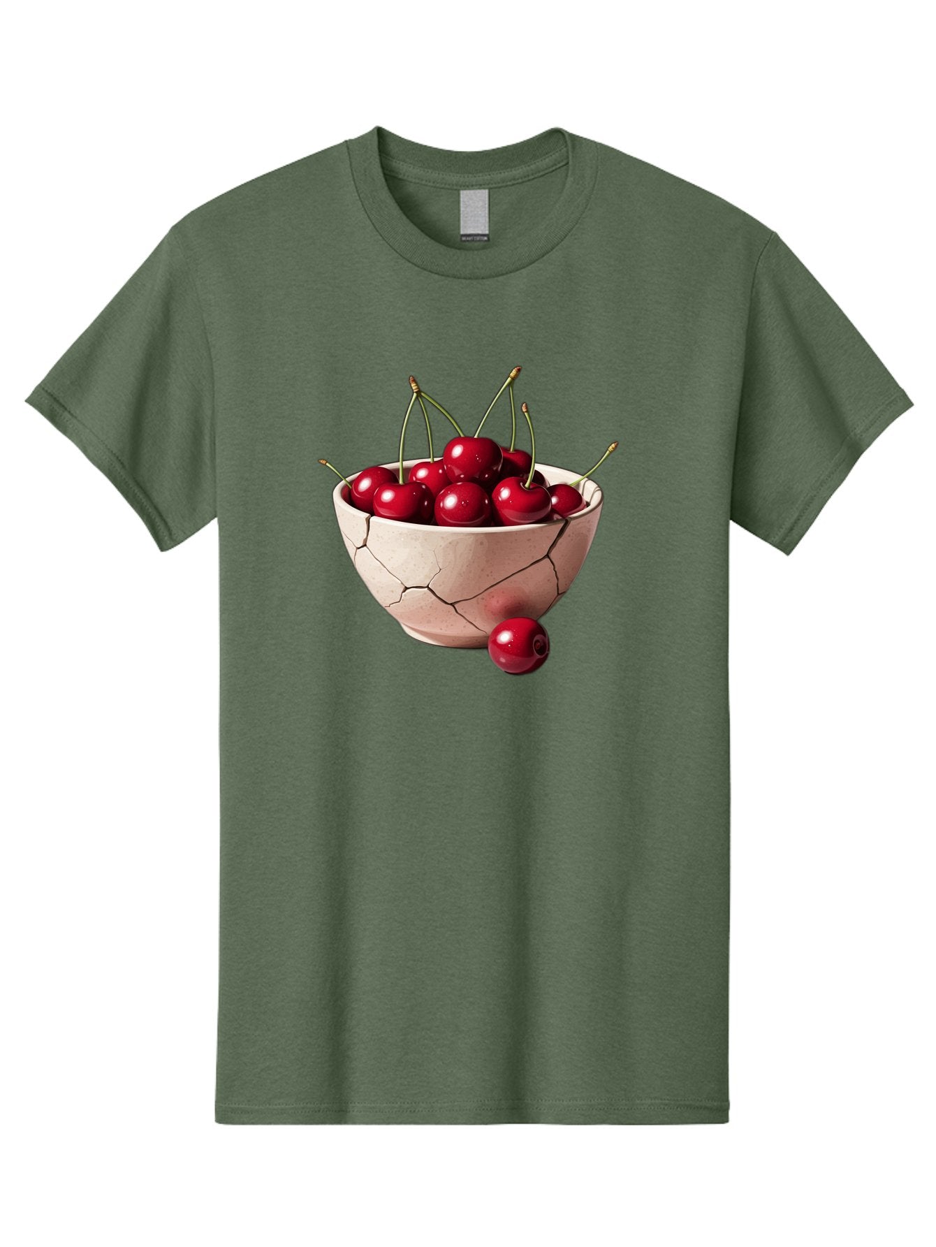 Cracked-Bowl-Cherries-4 Men'S Graphic Tee, 100% Cotton, Comfortable Casual Summer Wear, Machine Washable, Vintage Camera, Old Camera, Antique Camera, Black Camera, Classic Photography, Photography Equipment, Nostalgic Device, Film Camera, Bai741 12