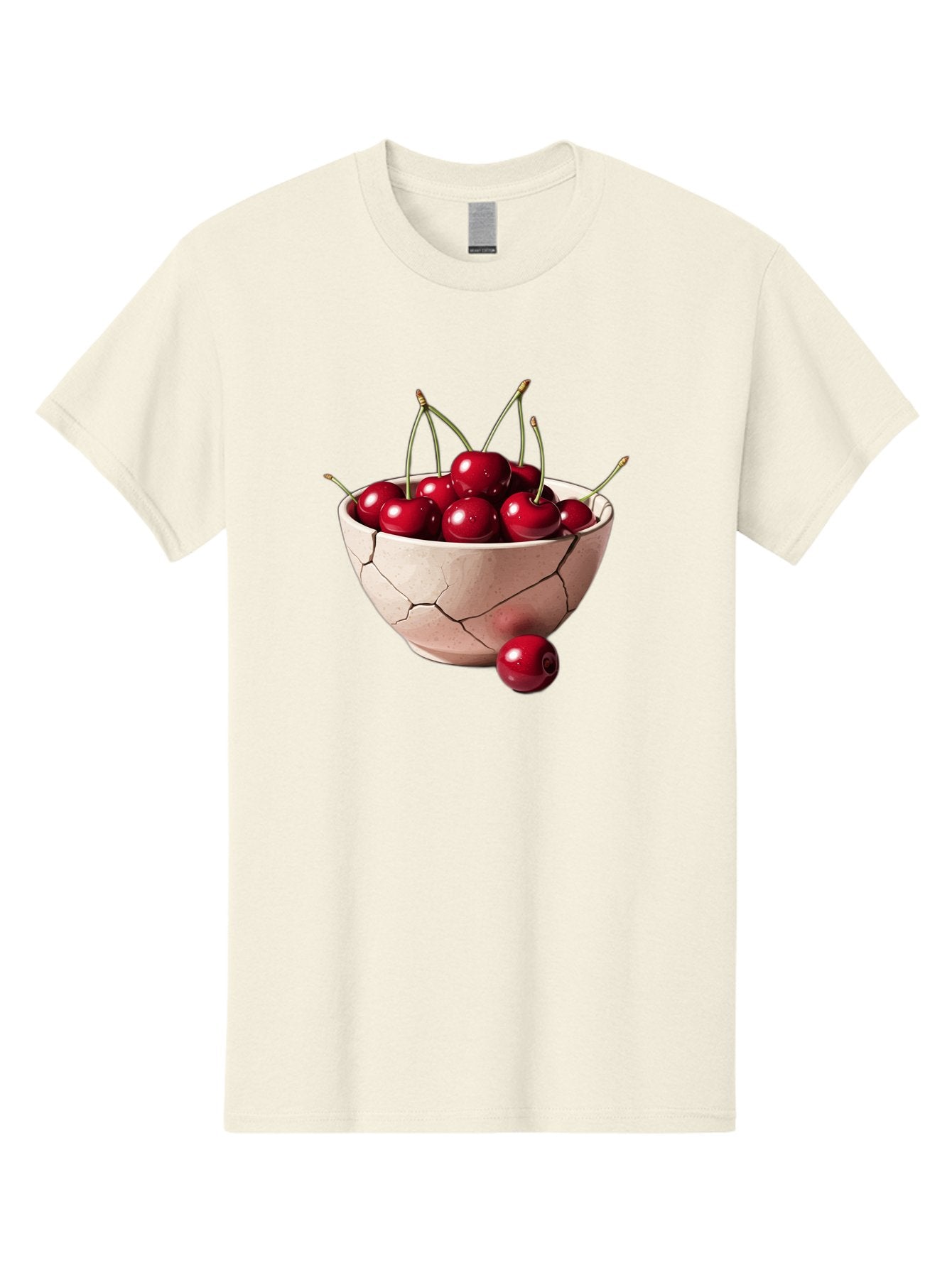 Cracked-Bowl-Cherries-4 Men'S Graphic Tee, 100% Cotton, Comfortable Casual Summer Wear, Machine Washable, Vintage Camera, Old Camera, Antique Camera, Black Camera, Classic Photography, Photography Equipment, Nostalgic Device, Film Camera, Bai741