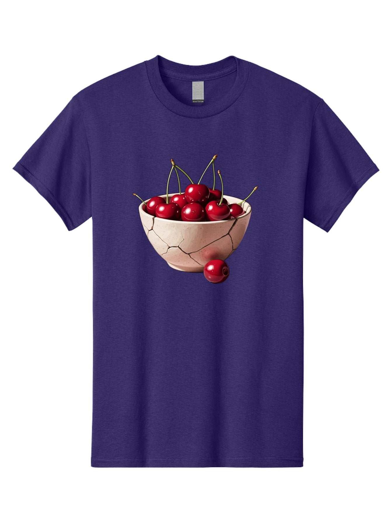 Cracked-Bowl-Cherries-4 Men'S Graphic Tee, 100% Cotton, Comfortable Casual Summer Wear, Machine Washable, Vintage Camera, Old Camera, Antique Camera, Black Camera, Classic Photography, Photography Equipment, Nostalgic Device, Film Camera, Bai741 4
